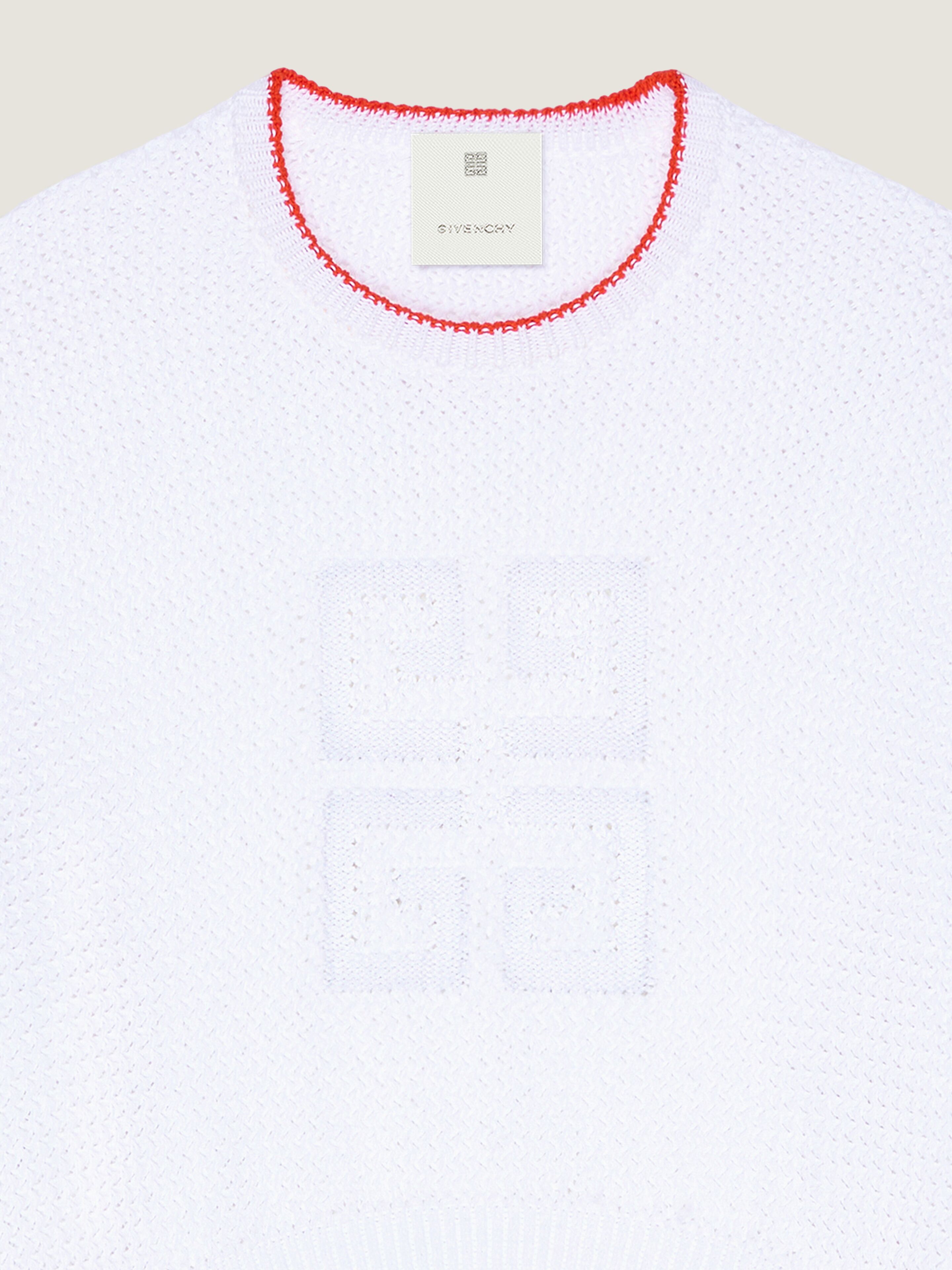 4G sweater in knit in - white | Givenchy US