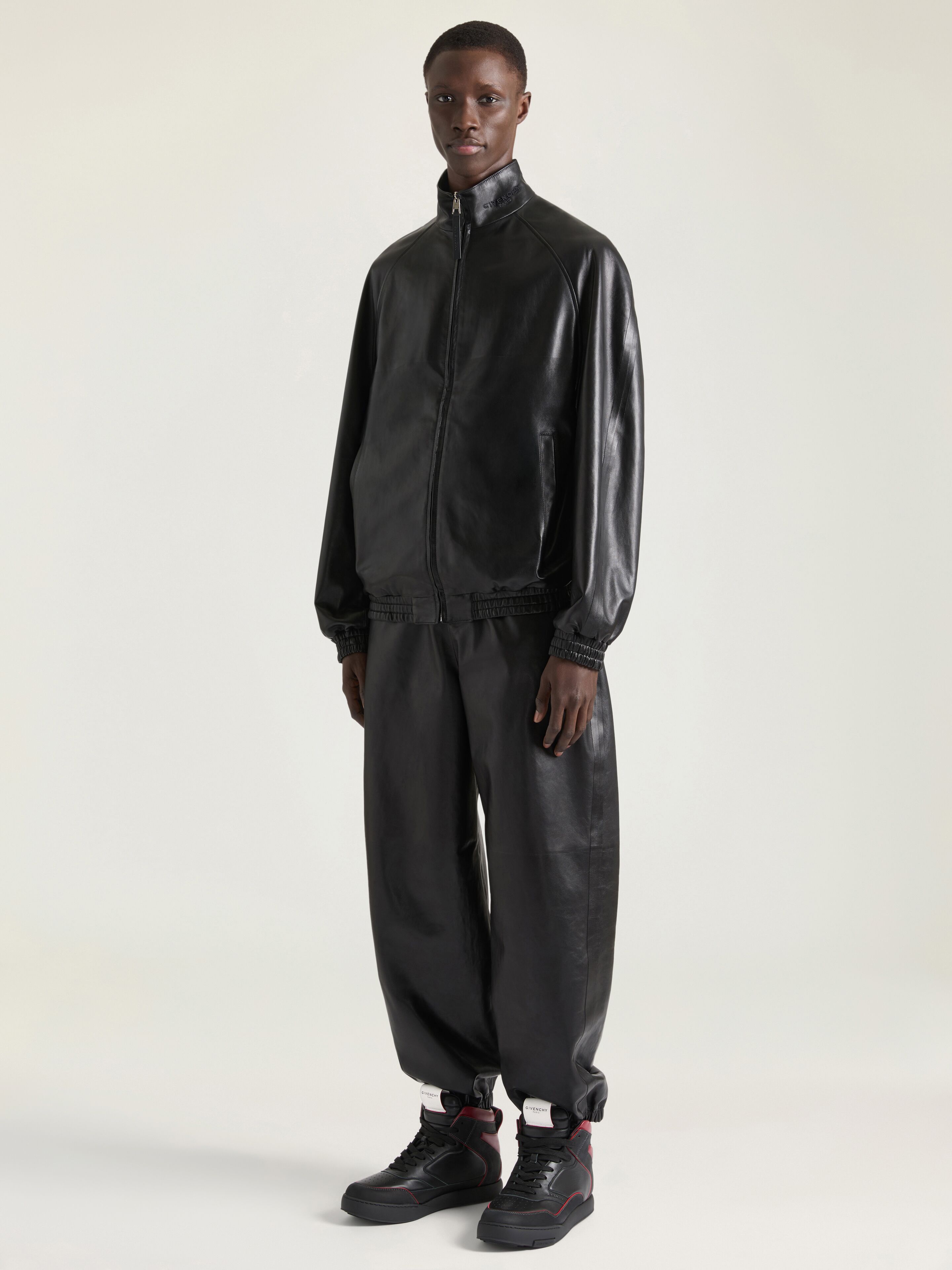 Couture Seam jogger pants in nappa leather | Givenchy CA | Givenchy