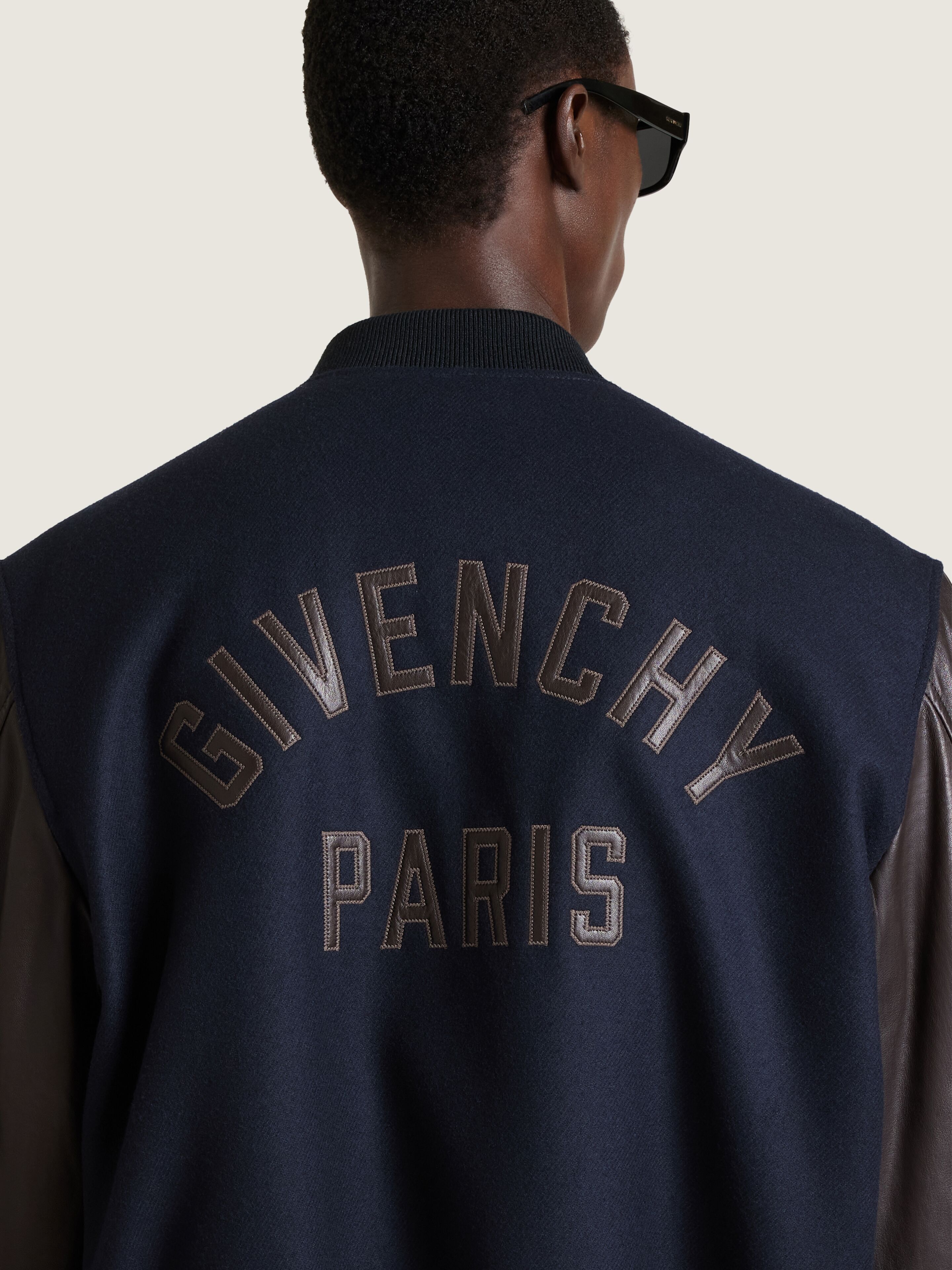 Couture Seam mix material blouson with Givenchy Paris | Givenchy