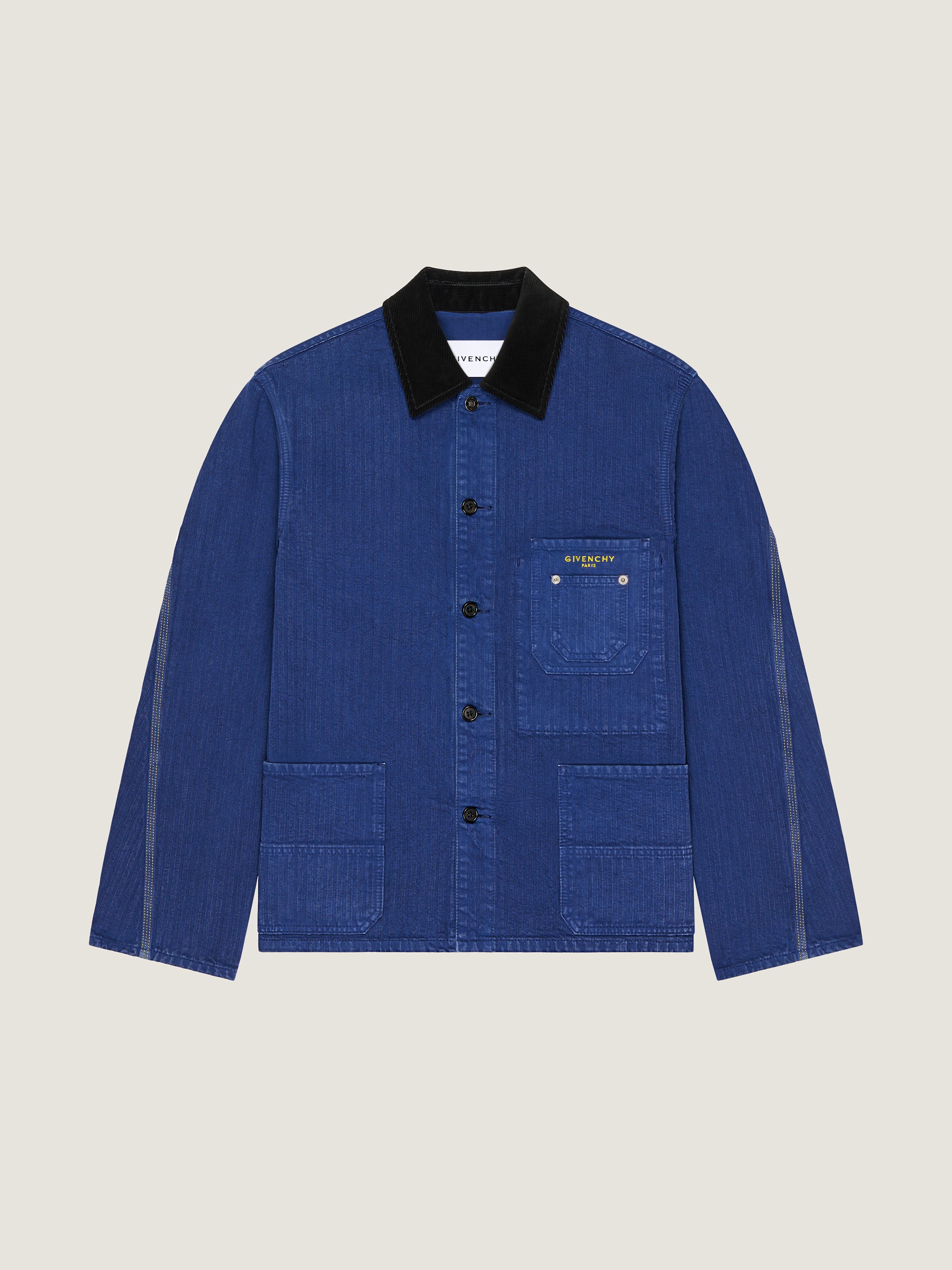 Couture Seam jacket in herringbone denim | Givenchy US | Givenchy