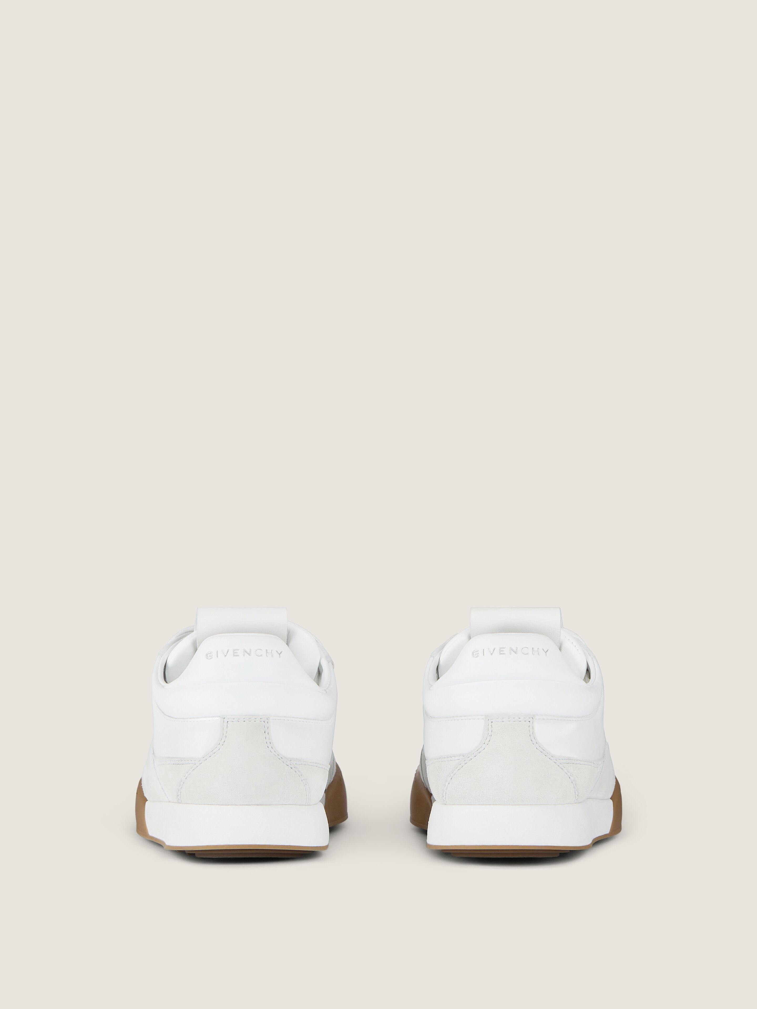 GIVENCHYヤード スニーカー レザー&スエード - ホワイト - ハイ
