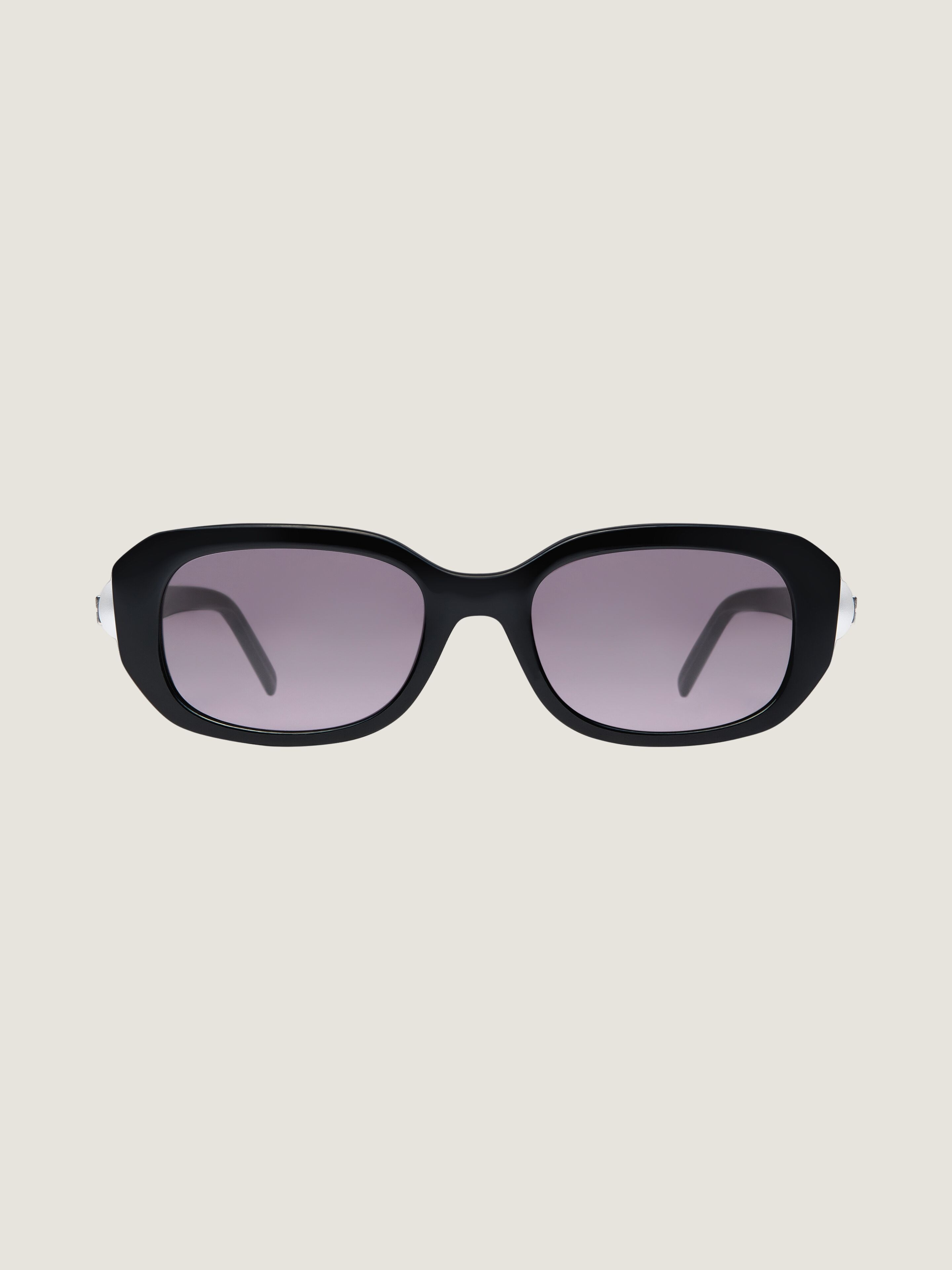 4G Pearl sunglasses in acetate with crystals in - black