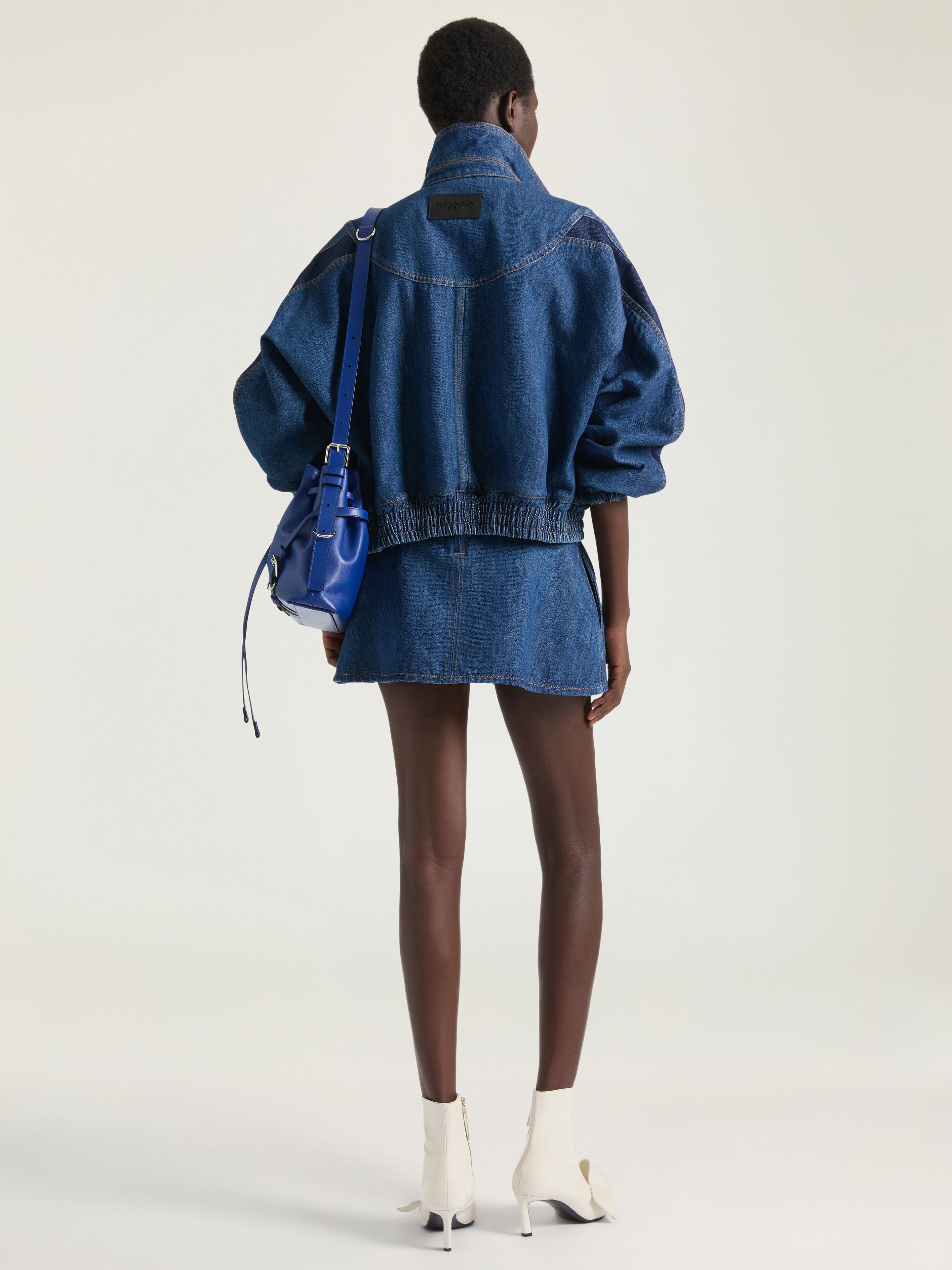 Blouson in medium blue denim in - medium blue - BW00W5517B-420