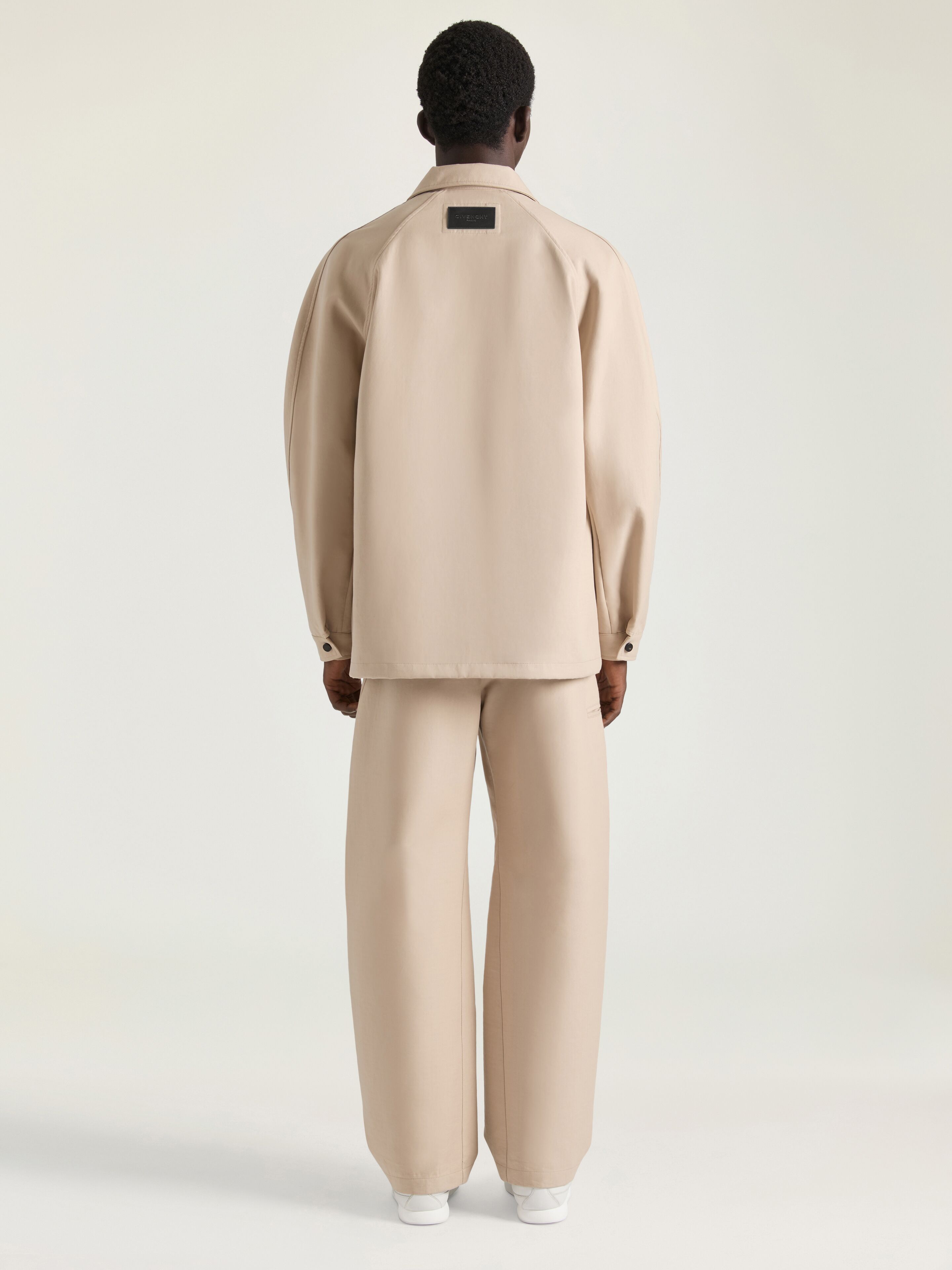 Couture Seam jacket in cotton with Givenchy Paris patch in - beige