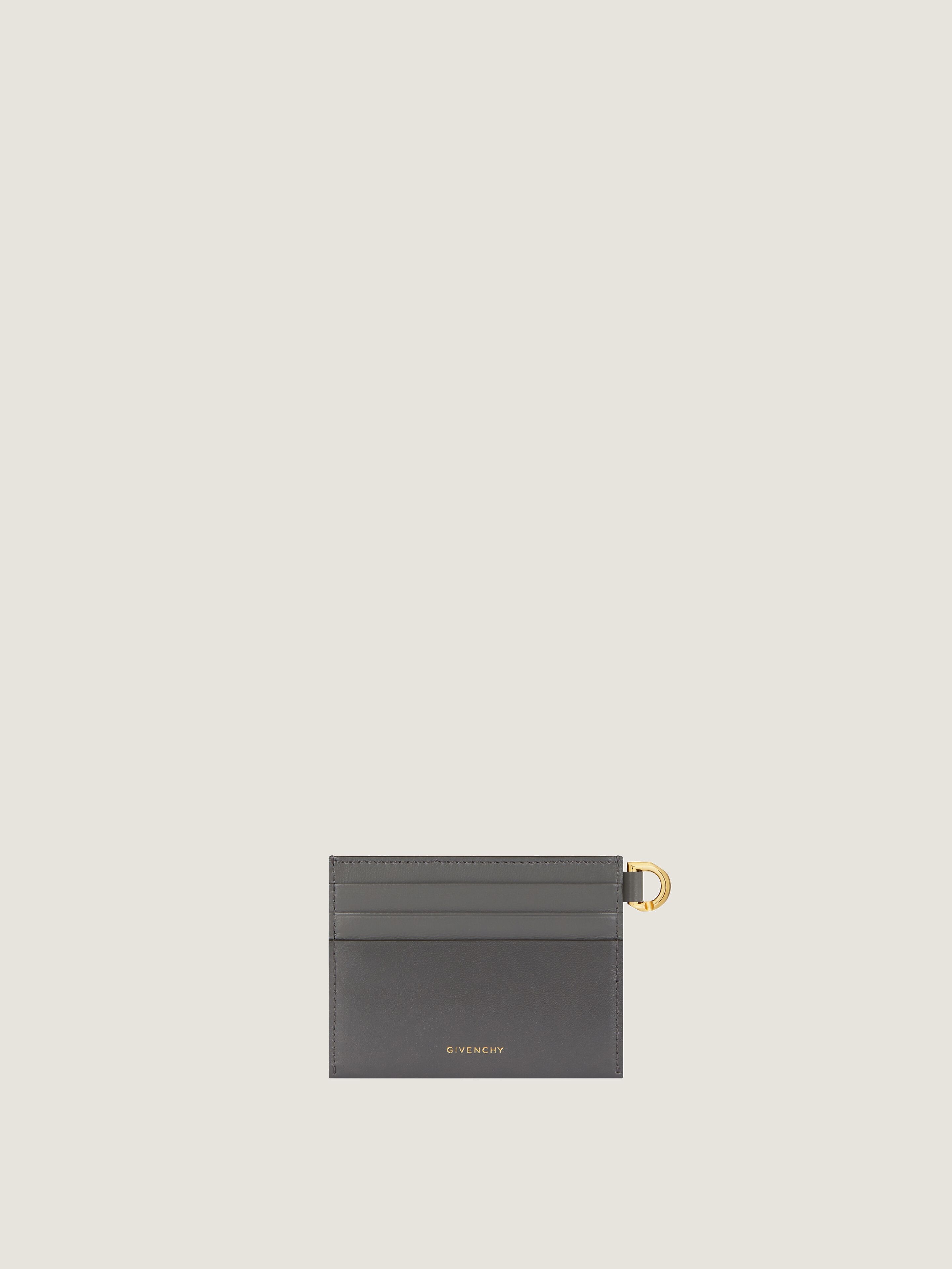 GIVENCHY ラミネートカーフスキン ベベルウォレット_4G Liquid 4G Liquid wallet in Box leather in - natural beige | Givenchy US