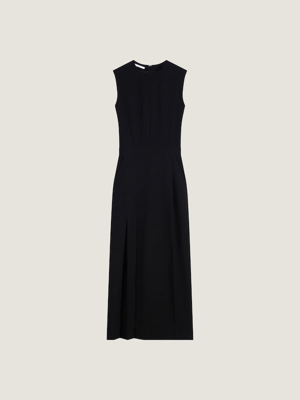 Midi dress in wool