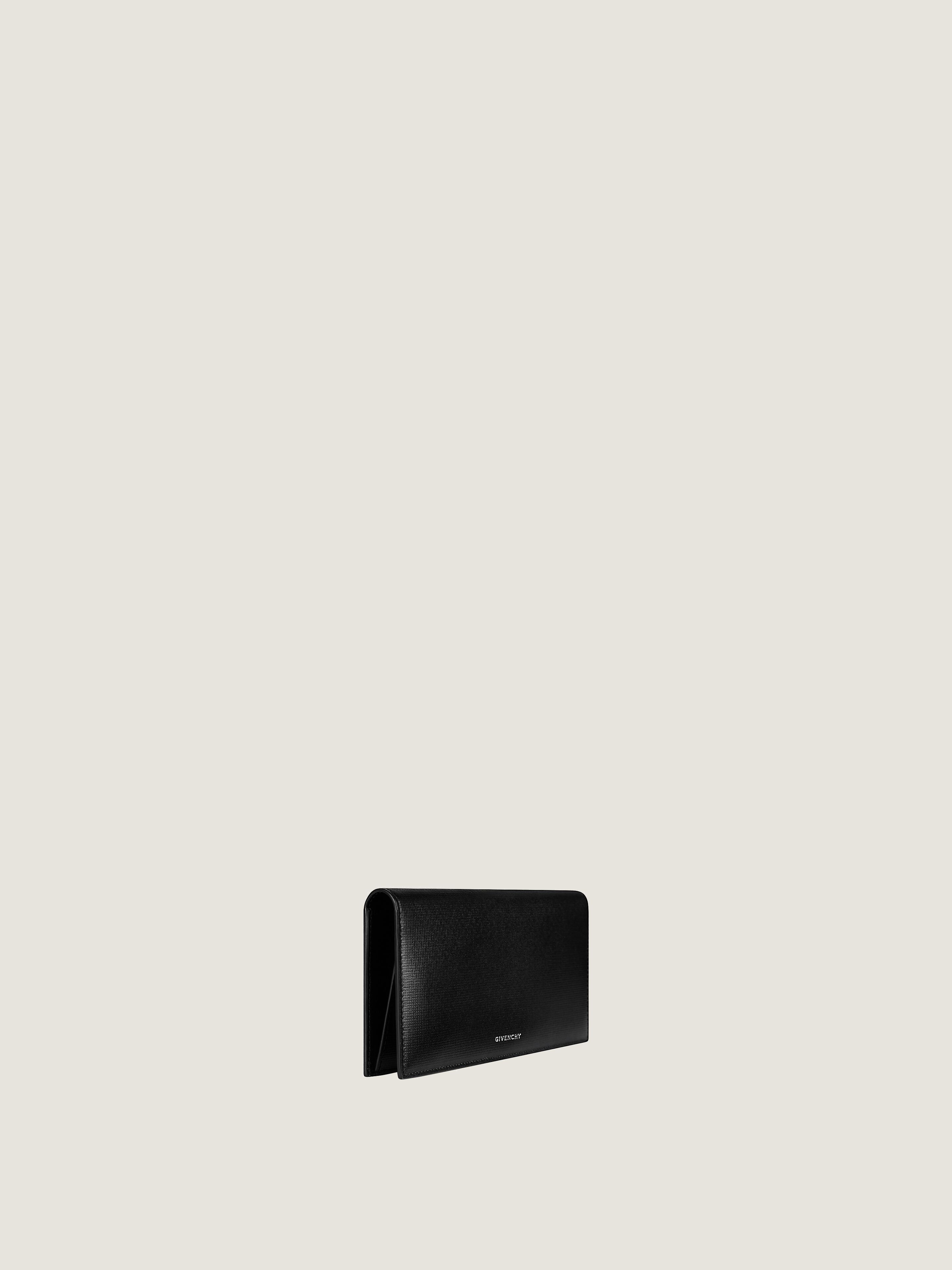 GIVENCHY★4G リキッド フラップ ウォレット BB60NCB13A001 4Gリキッド カードホルダー ボックスレザー - ブラック