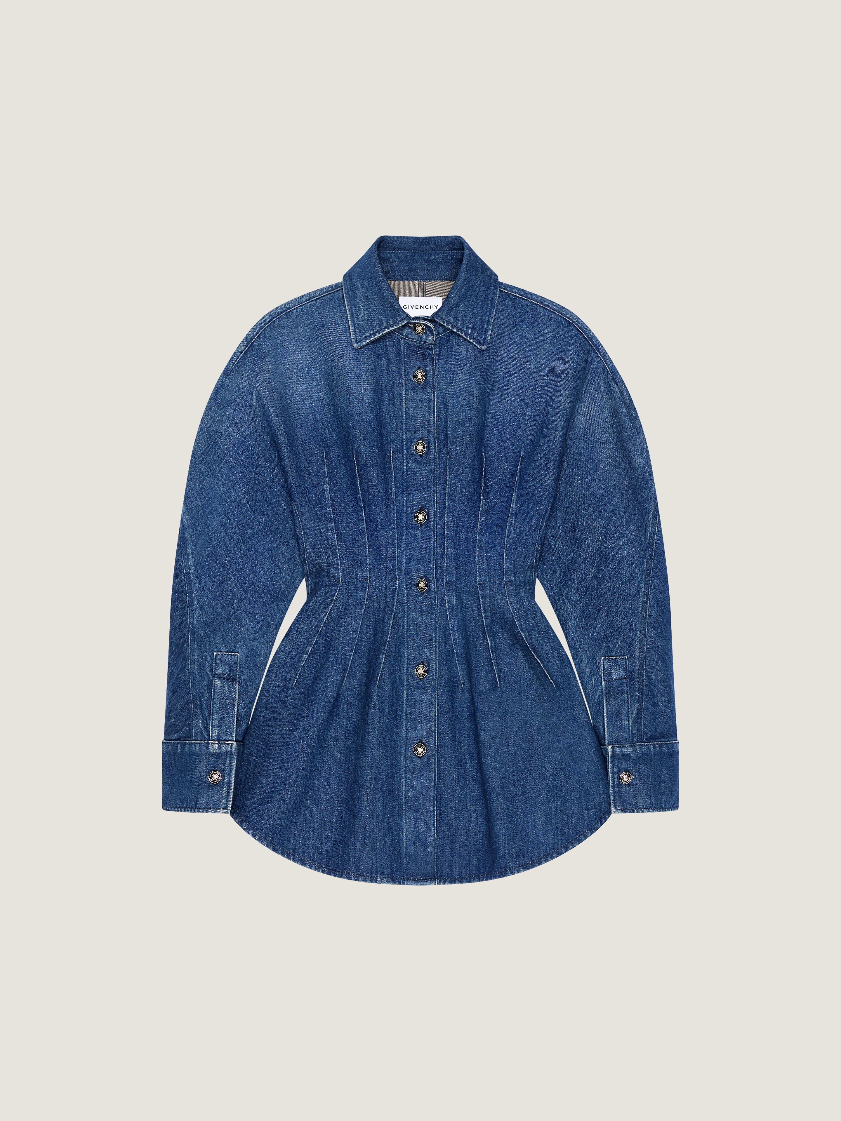 Cocoon dress in medium blue denim in - medium blue - BW22QS517B