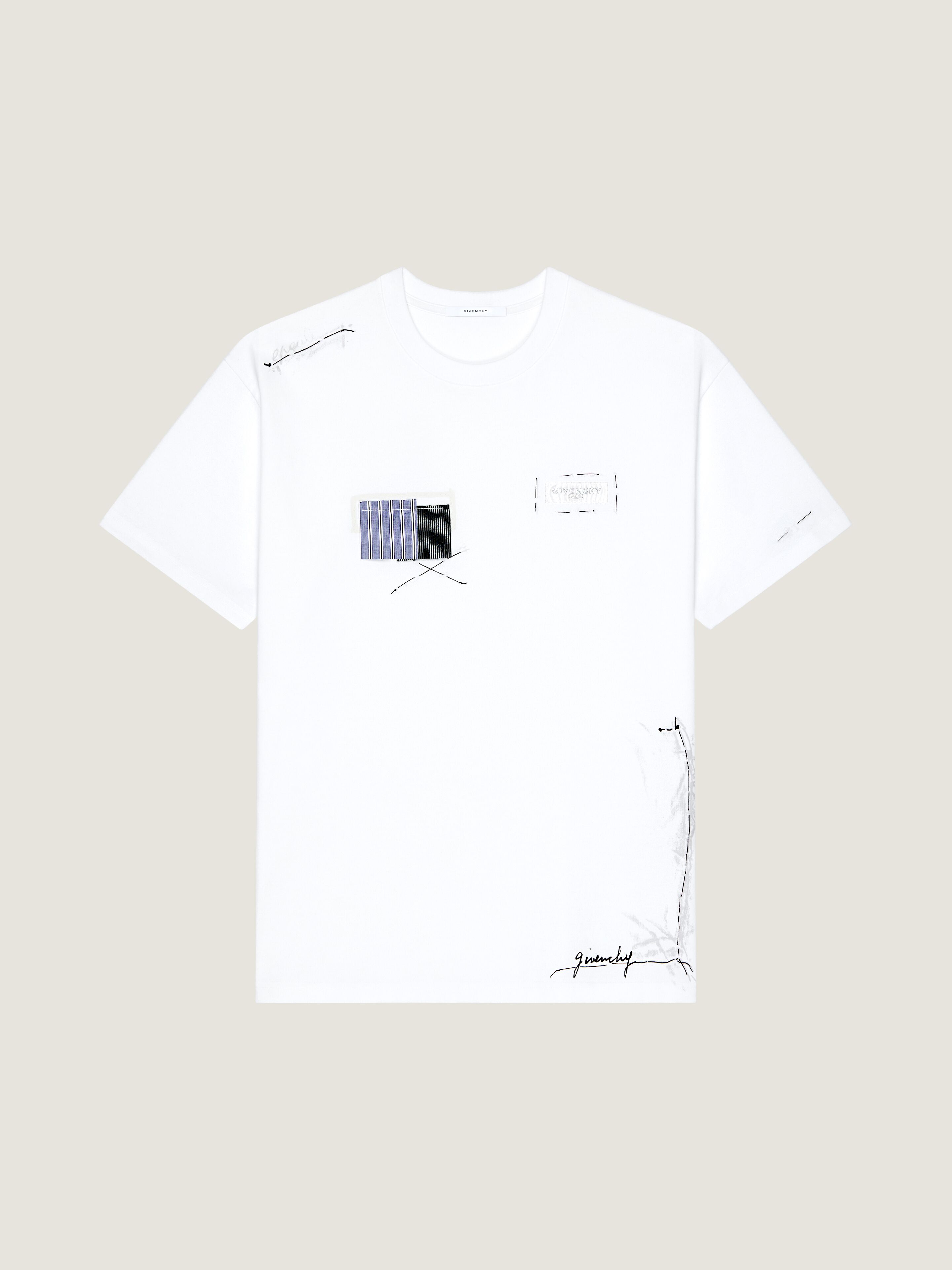 T-shirt in cotton with Trompe l'Œil Atelier print | Givenchy US