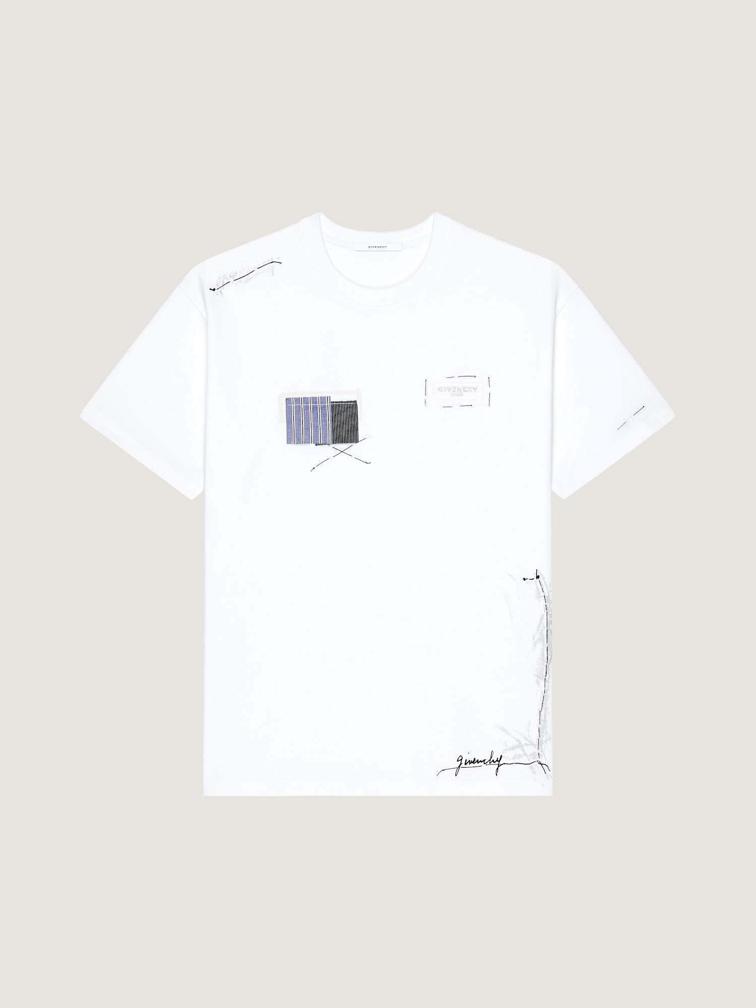 T-shirt in cotton with Trompe l