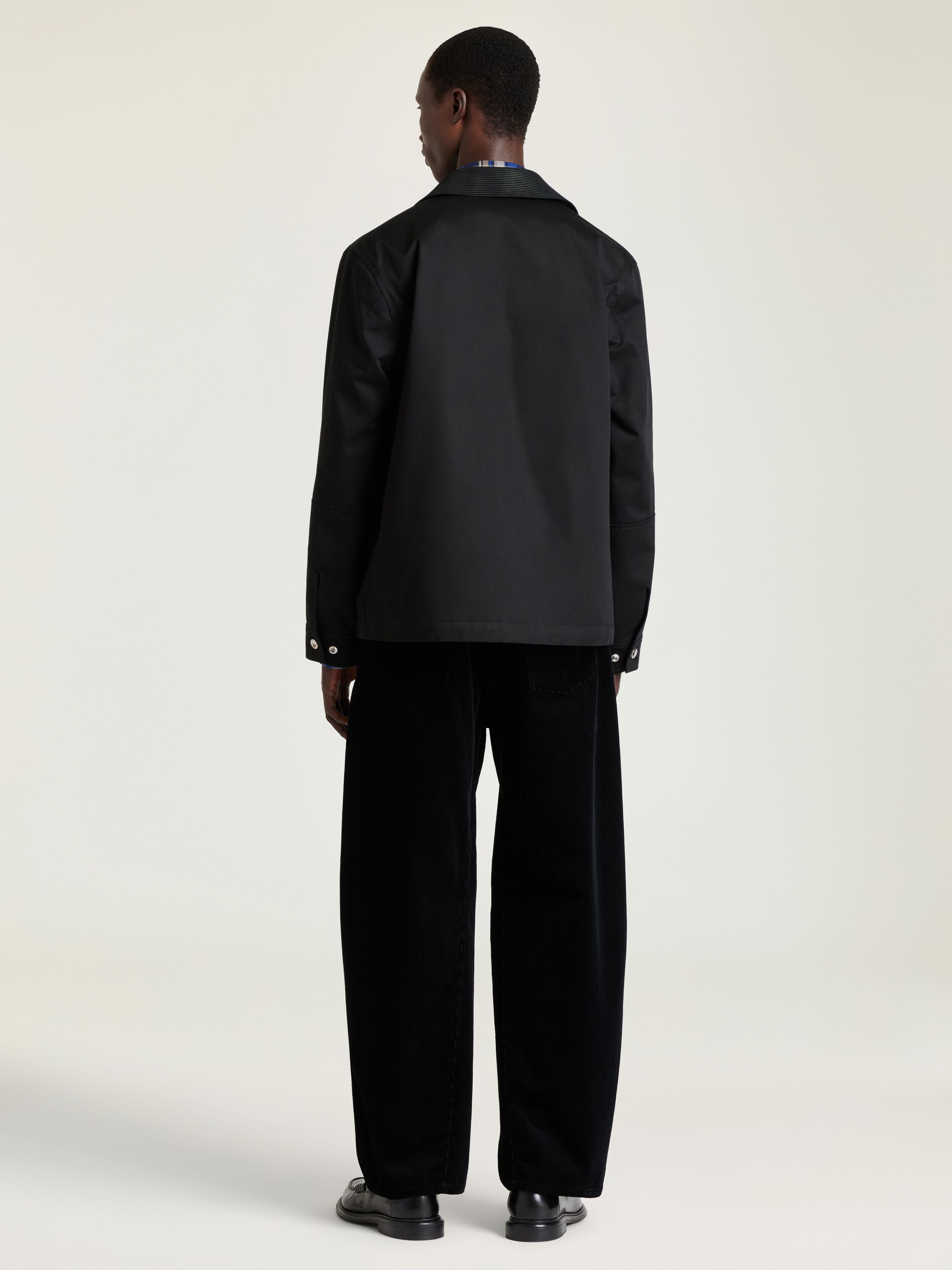 Field jacket in cotton with a checked lining | Givenchy US | Givenchy