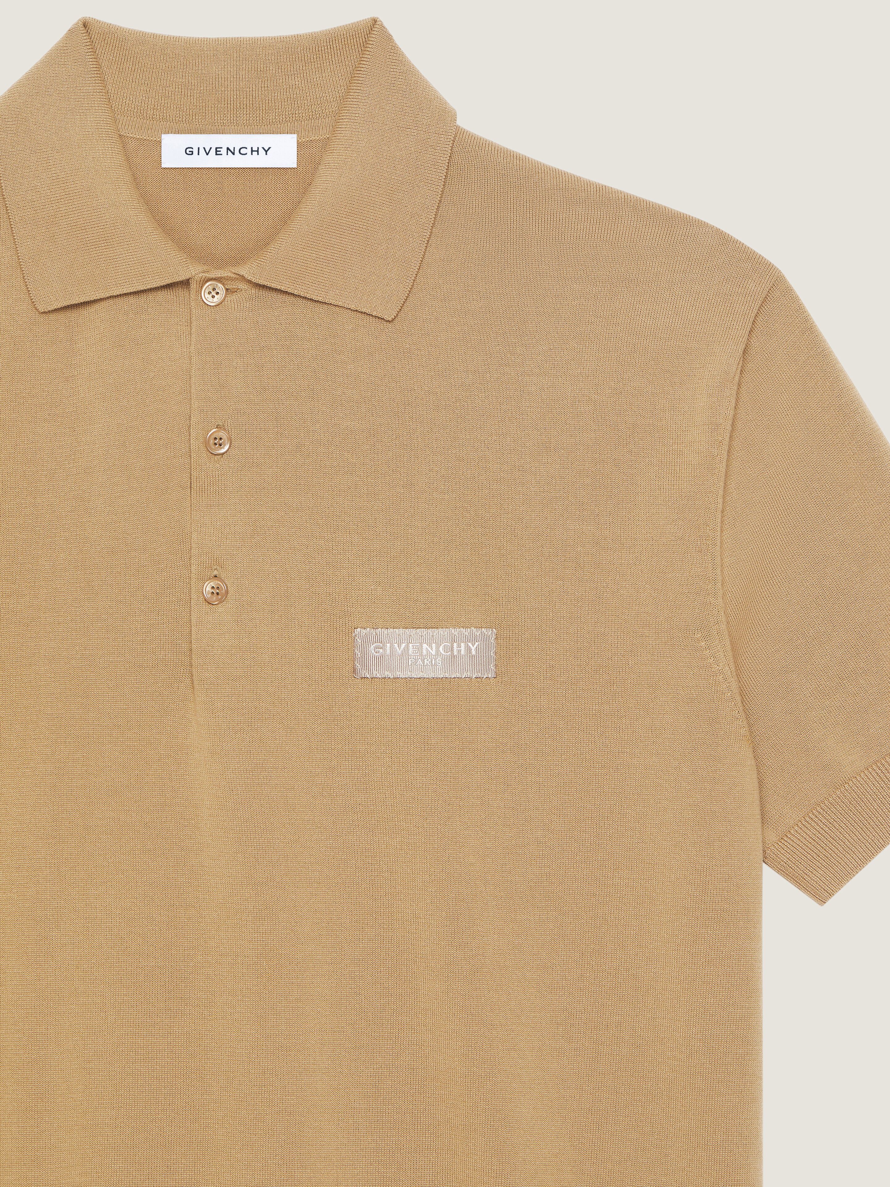 Couture Seam polo in cotton with gros grain detail | Givenchy US