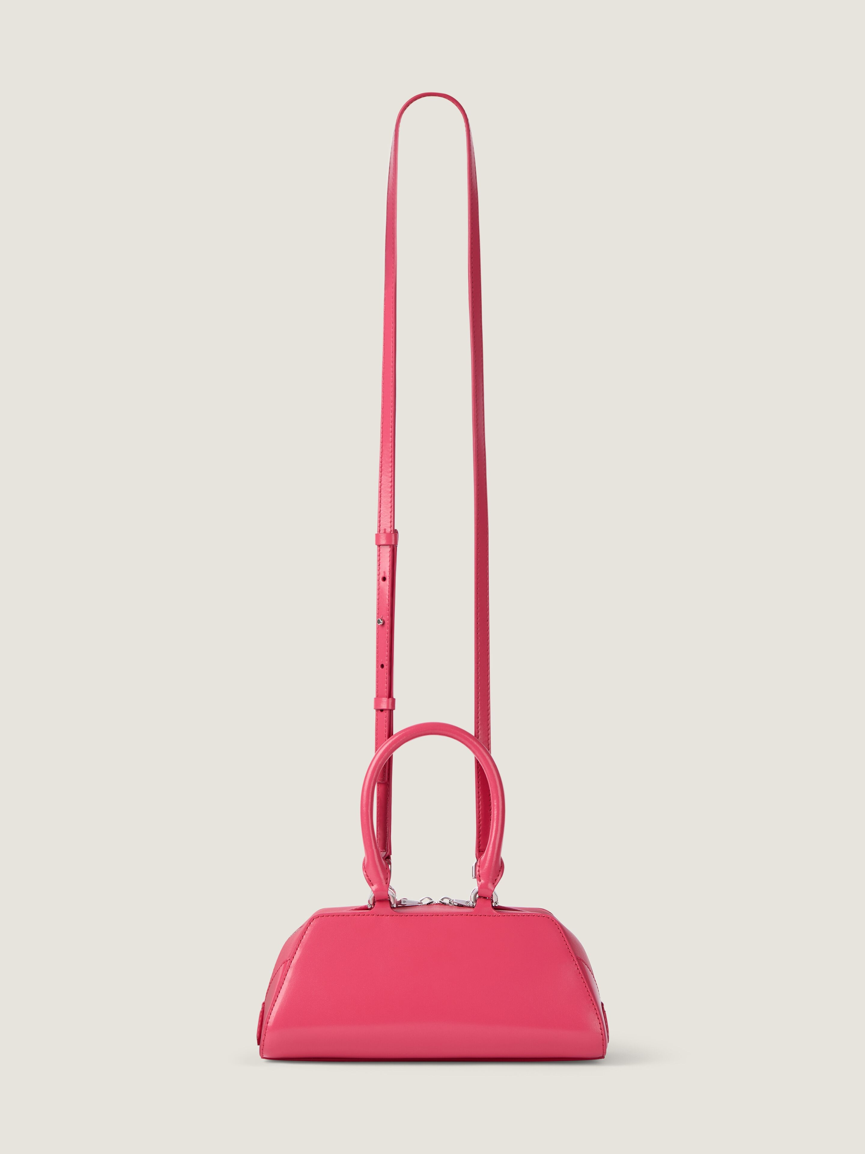 Mini Antigona East-West bag in Box leather in - bright peach