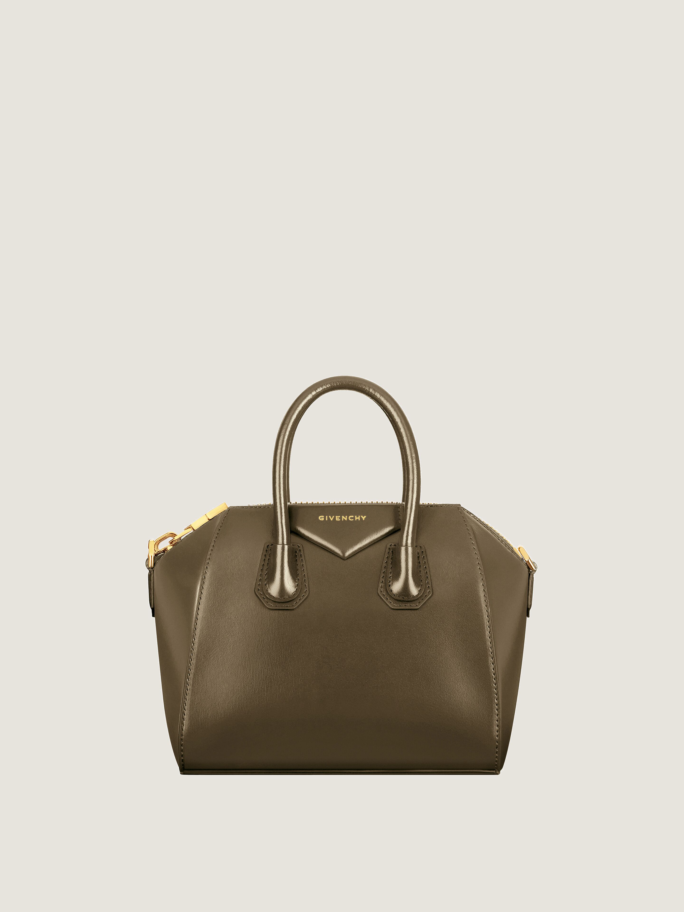 Givenchy Orange/Brown Leather Antigona Large Tote Bag