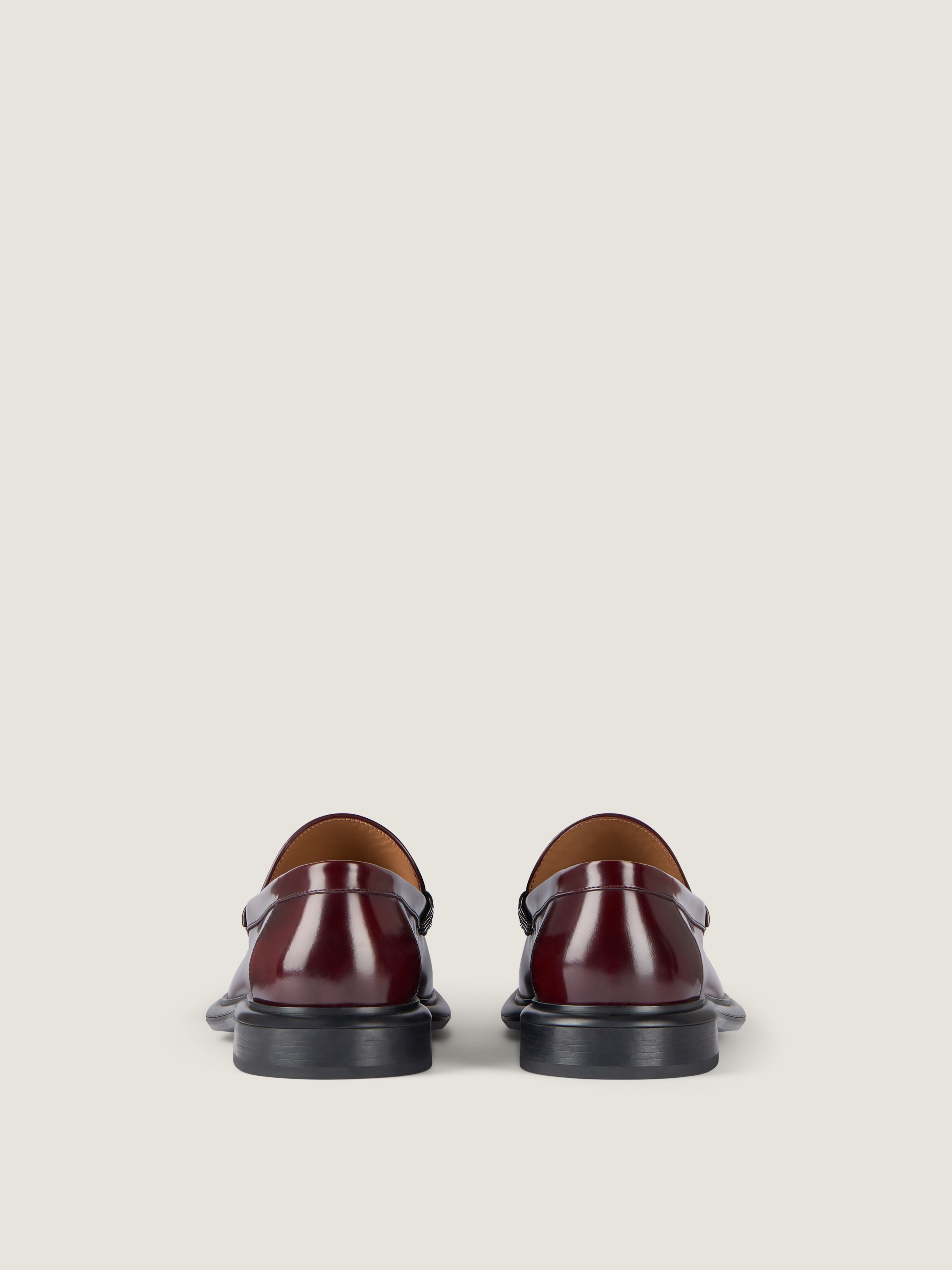 Gent loafers in brushed leather in - burgundy - BH203PH1X9-604