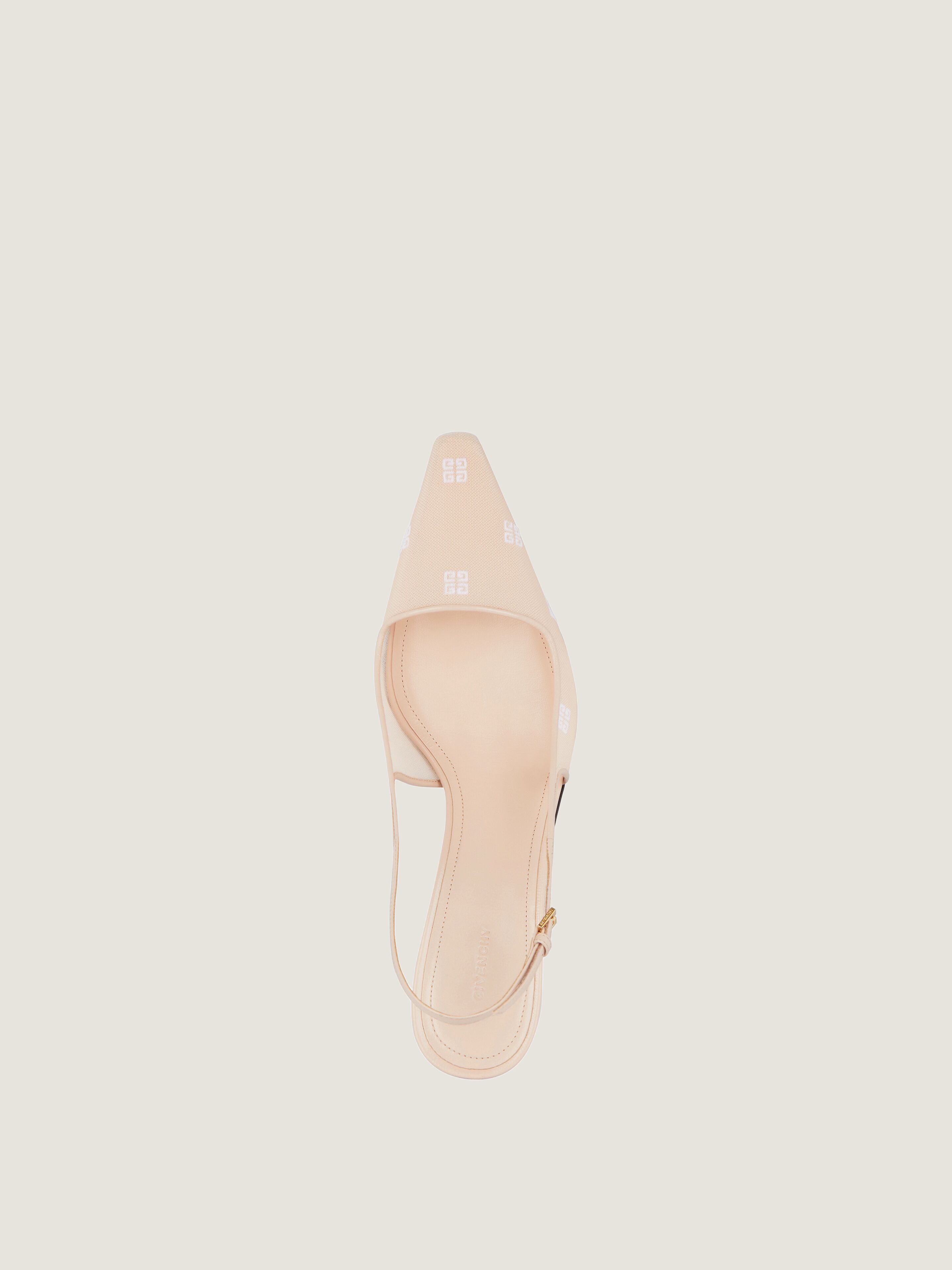 GIVENCHY Gキュフスリンクハックハンフス BE402LE2BM 667 G Cube slingbacks in 4G mesh | Givenchy CA | Givenchy