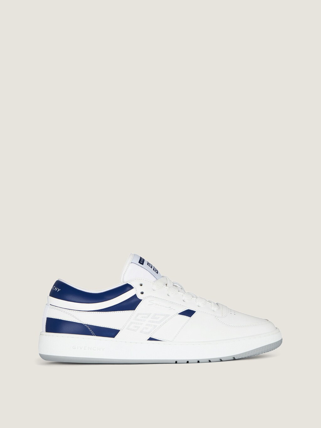 Givenchy Men Black Fabric And Leather Skate Sneakers