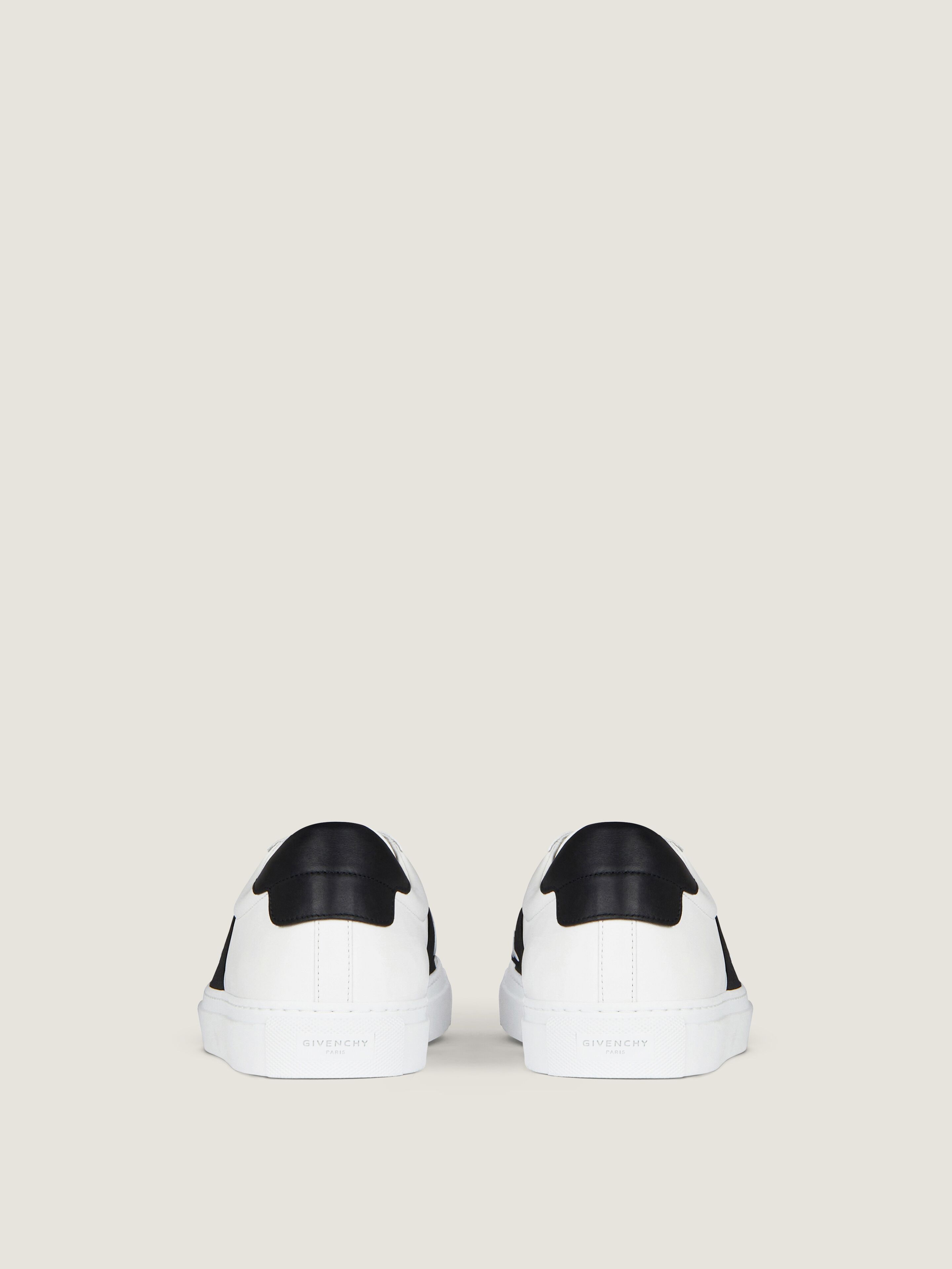 GIVENCHY - ツートーン レザー アーバンストリートスニーカー アーバンストリート レザー スニーカー - ホワイト/ブラック