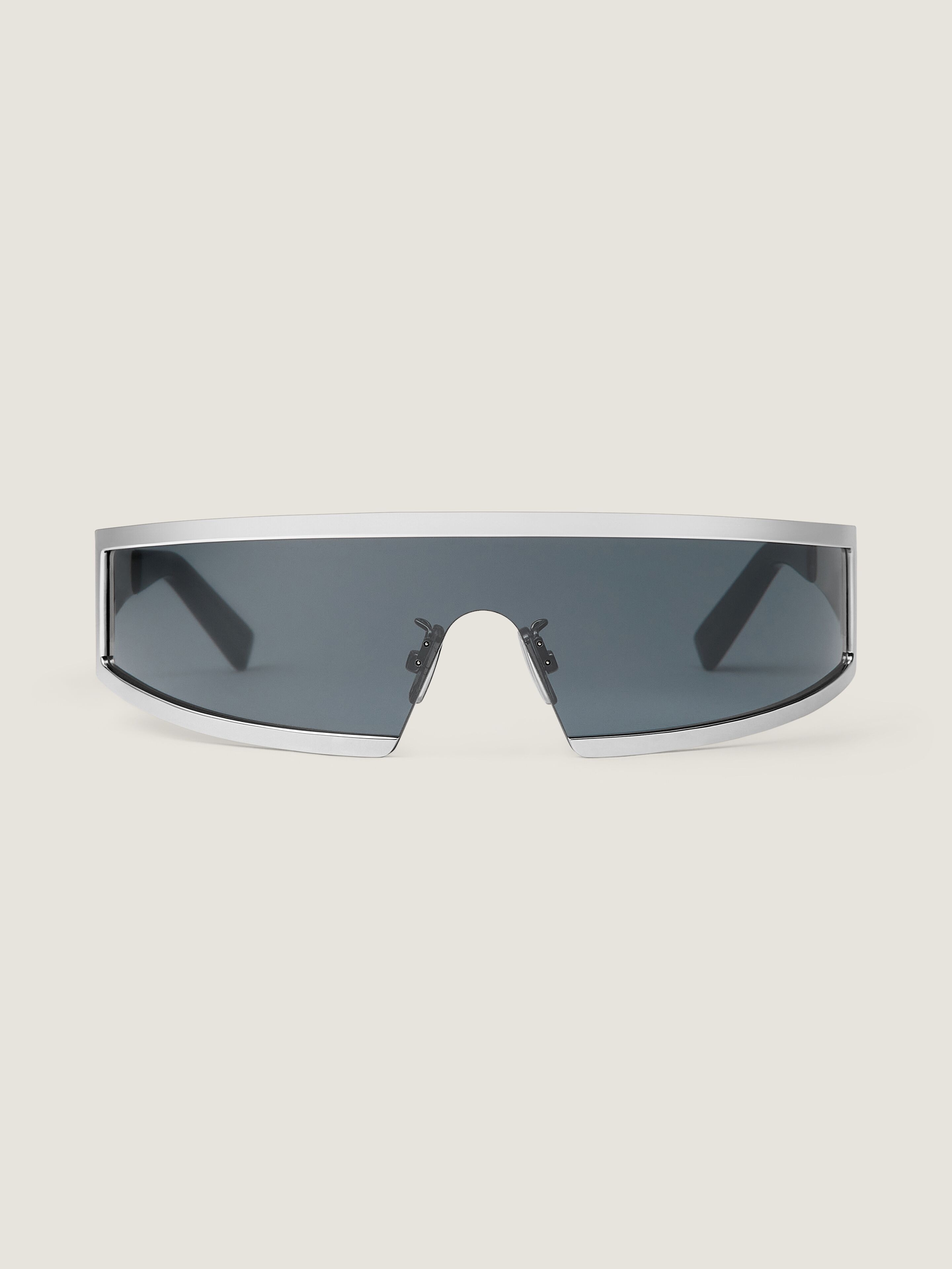Square sunglasses in metal in - black/silvery - BR00C1R05G-008