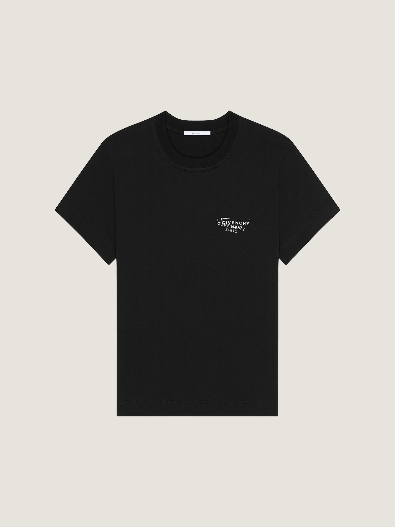 Givenchyスタンププリント Tシャツ - ブラック BW70FJP7A7-001 - ハイ 
