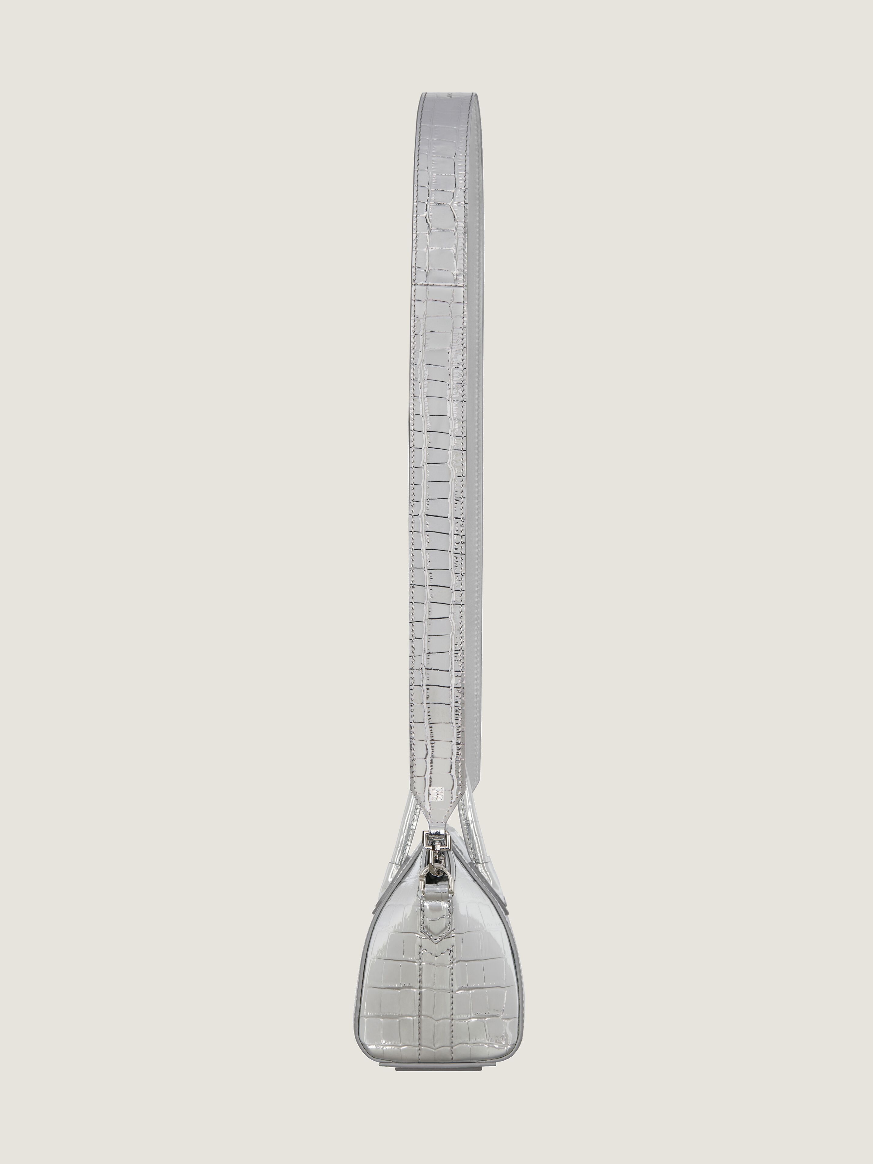 Antigona Toy bag in crocodile effect leather in - light