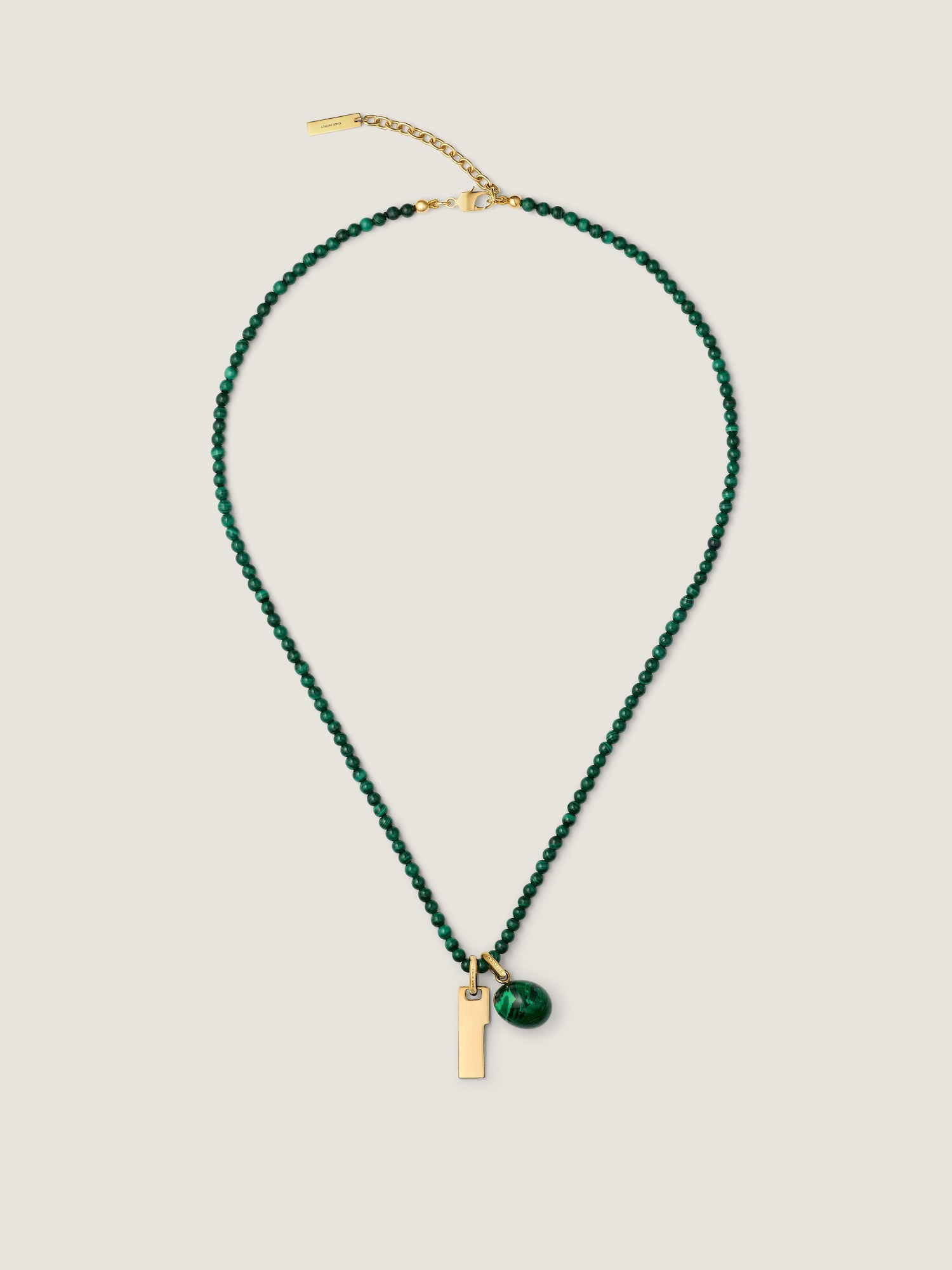 Givenchyテープ マラカイト ネックレス - golden/green BF00UDF07B-726 