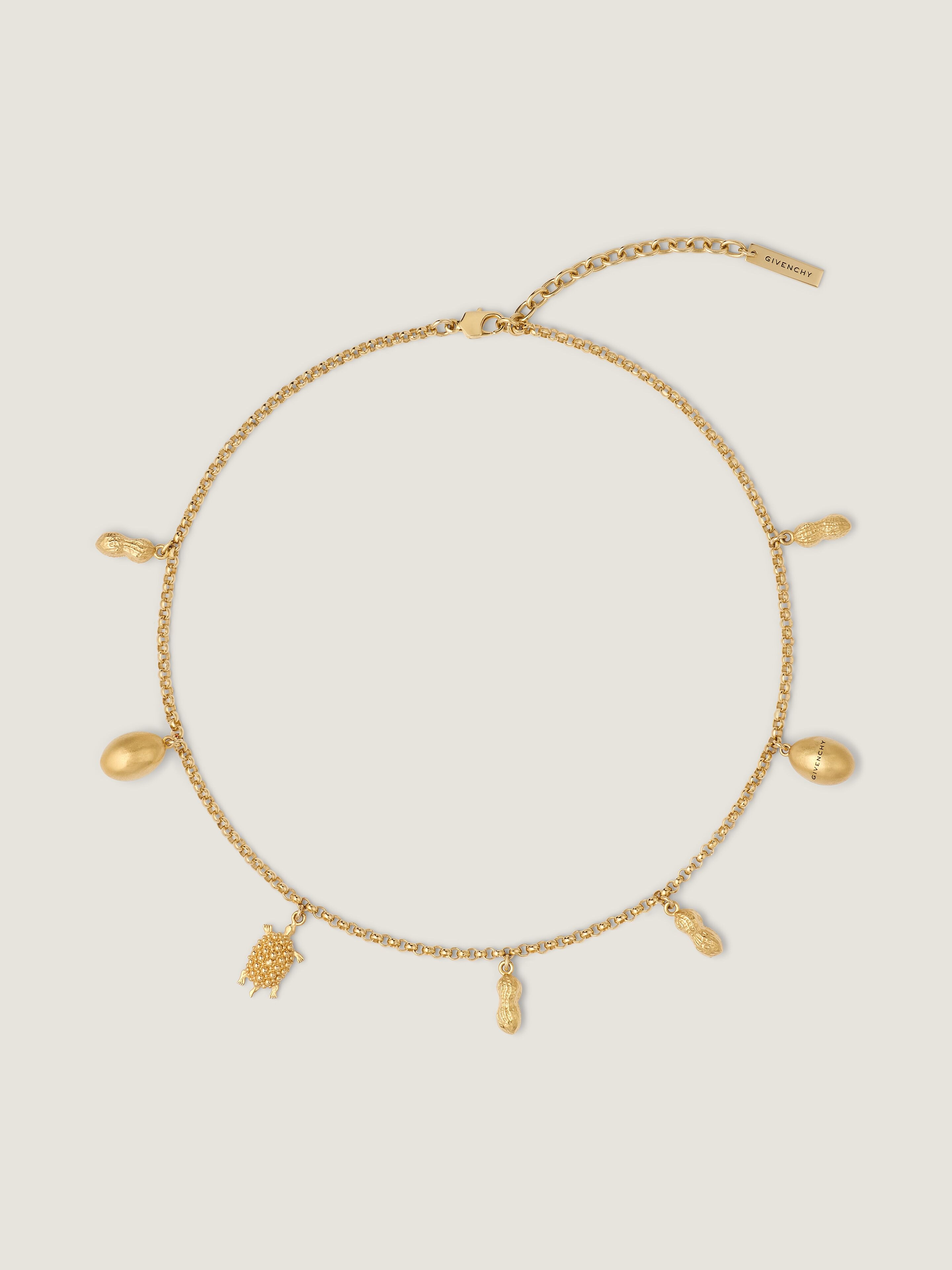 Givenchy Lucky Charms Necklace In Metal In Gold