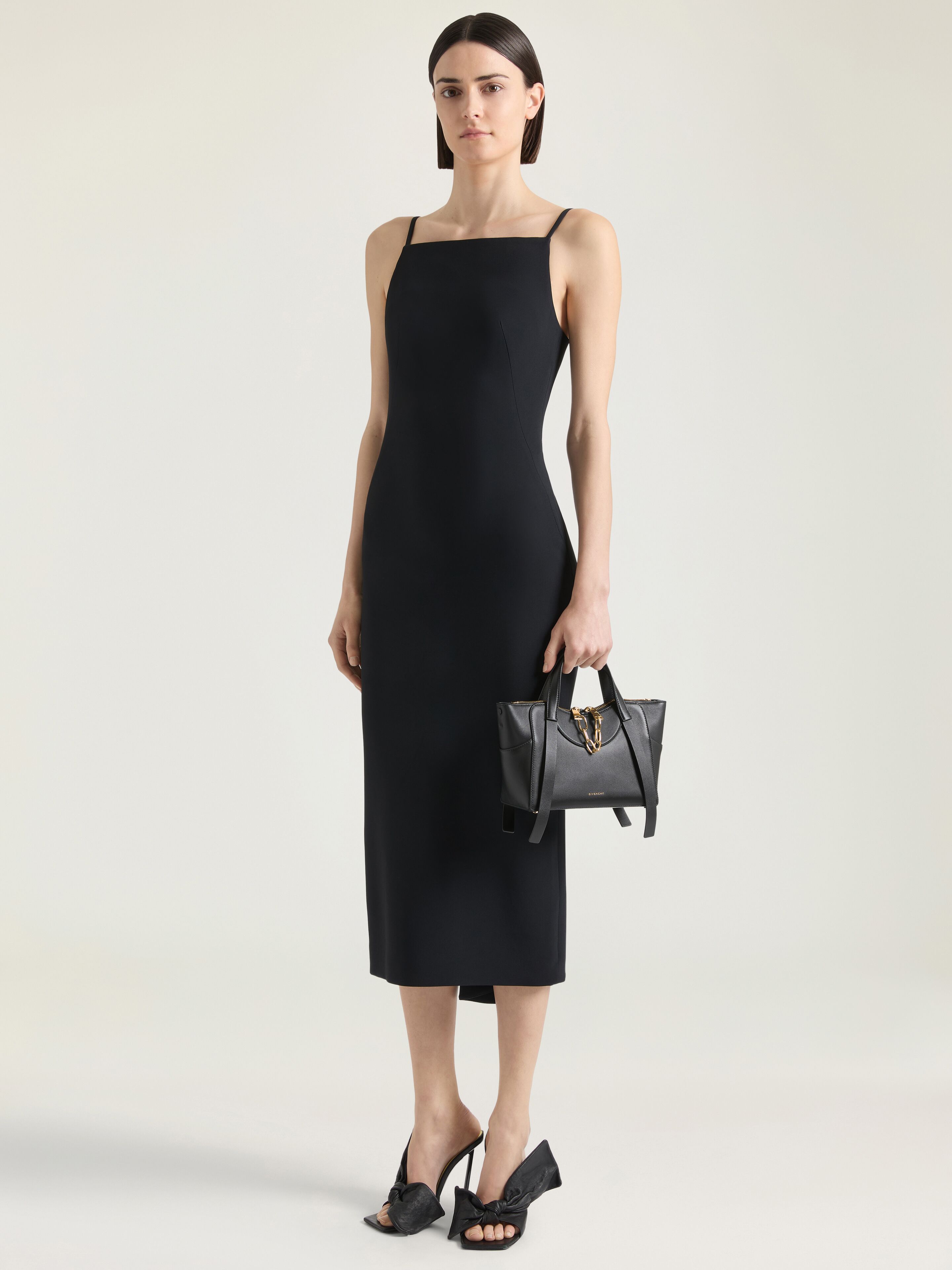 Small The Snatch bag in grained leather in - black - BB5184B2DK