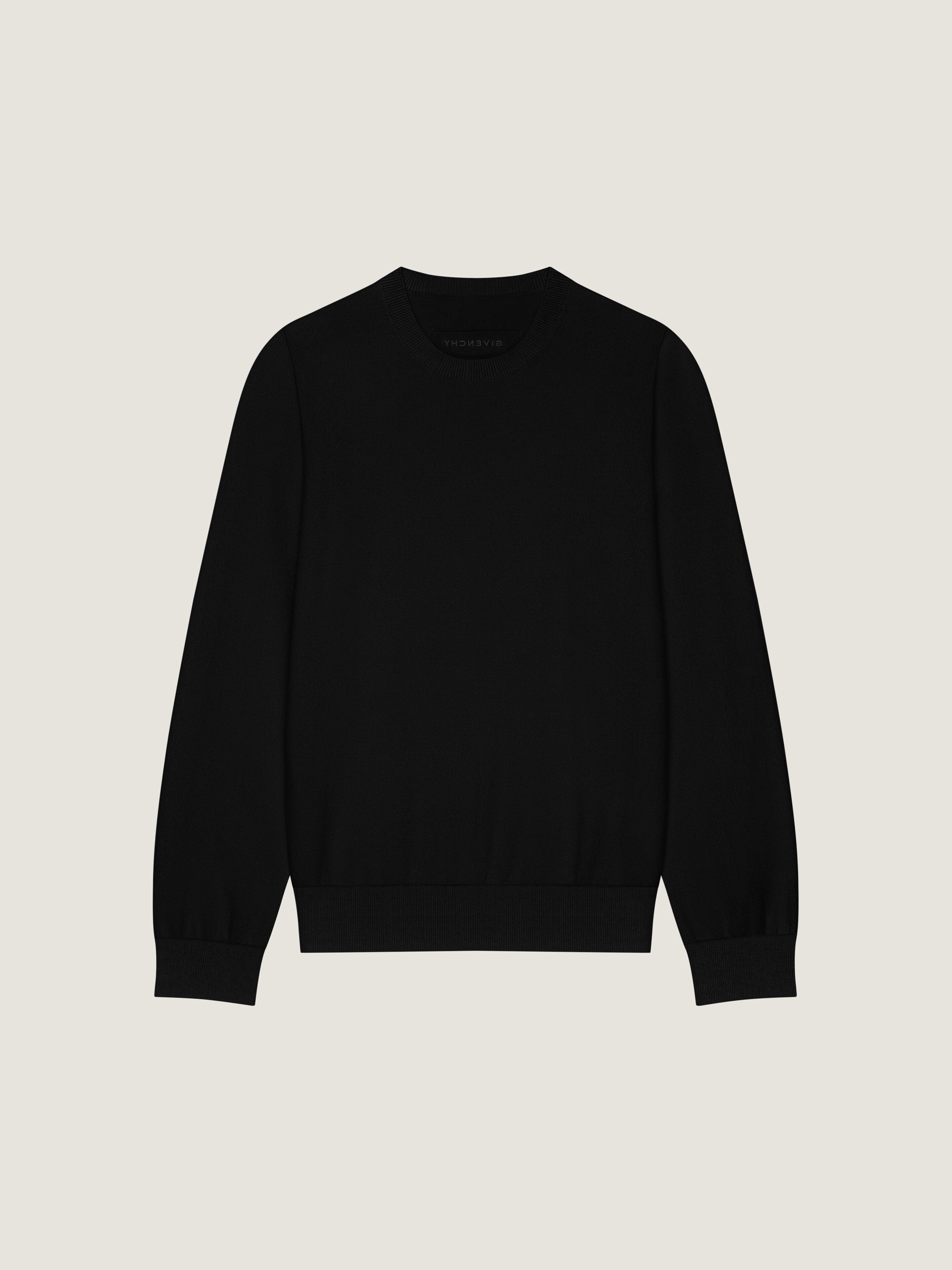 Givenchy ブラック 長袖カットソー Sweater in cashmere knit in - black - BM90VE4YMZ-001 | Givenchy