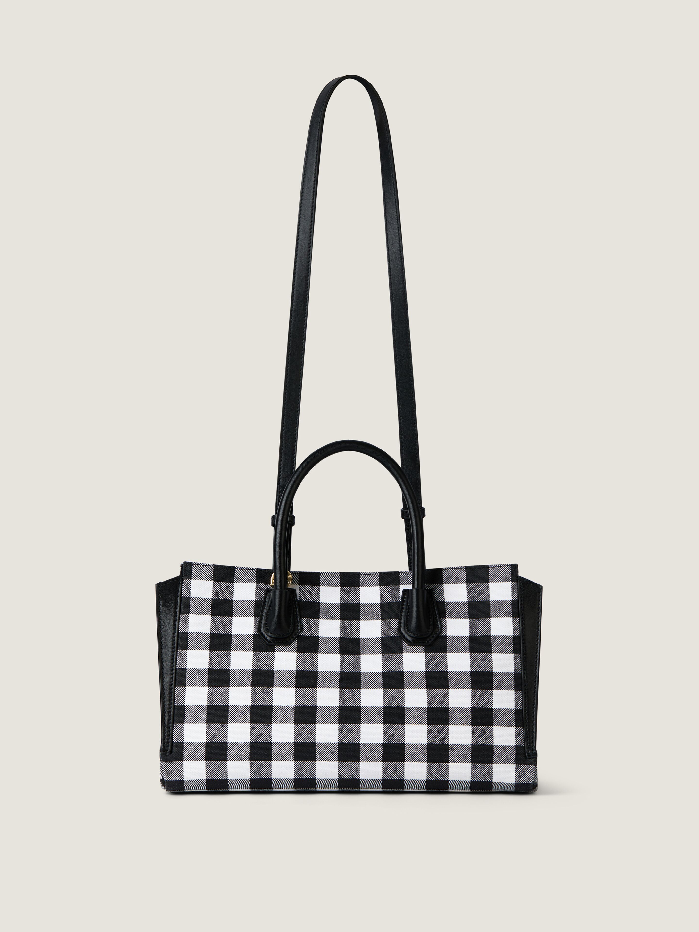Small Antigona Catchall bag in checked canvas | Givenchy US | Givenchy