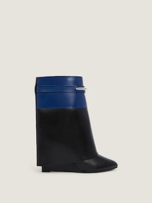 Bottines bicolores Shark Pinch en cuir