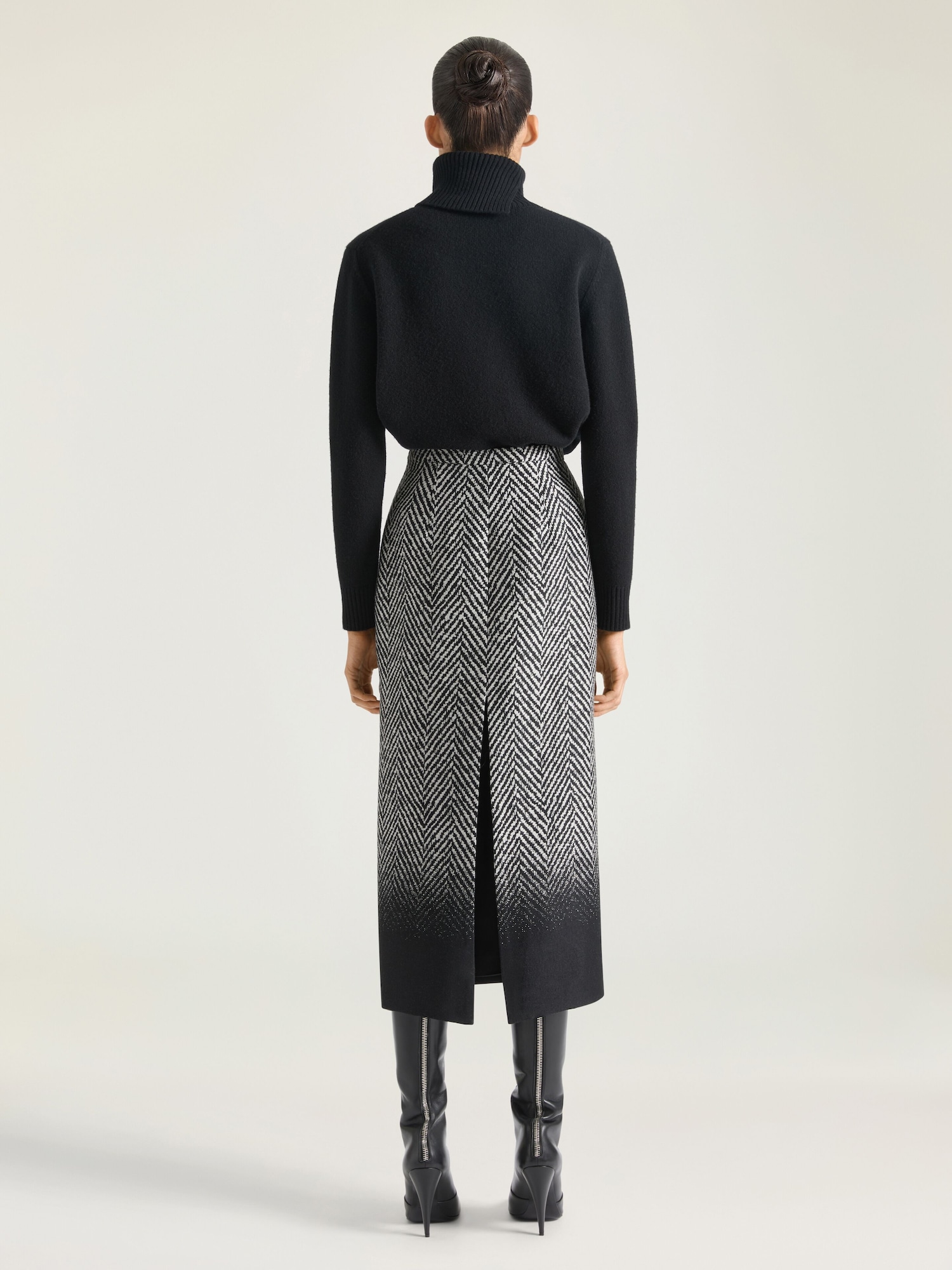 Wool Tight Skirt Midi Midi Skirt Wool Skirt 12 Joseph Grey Wool