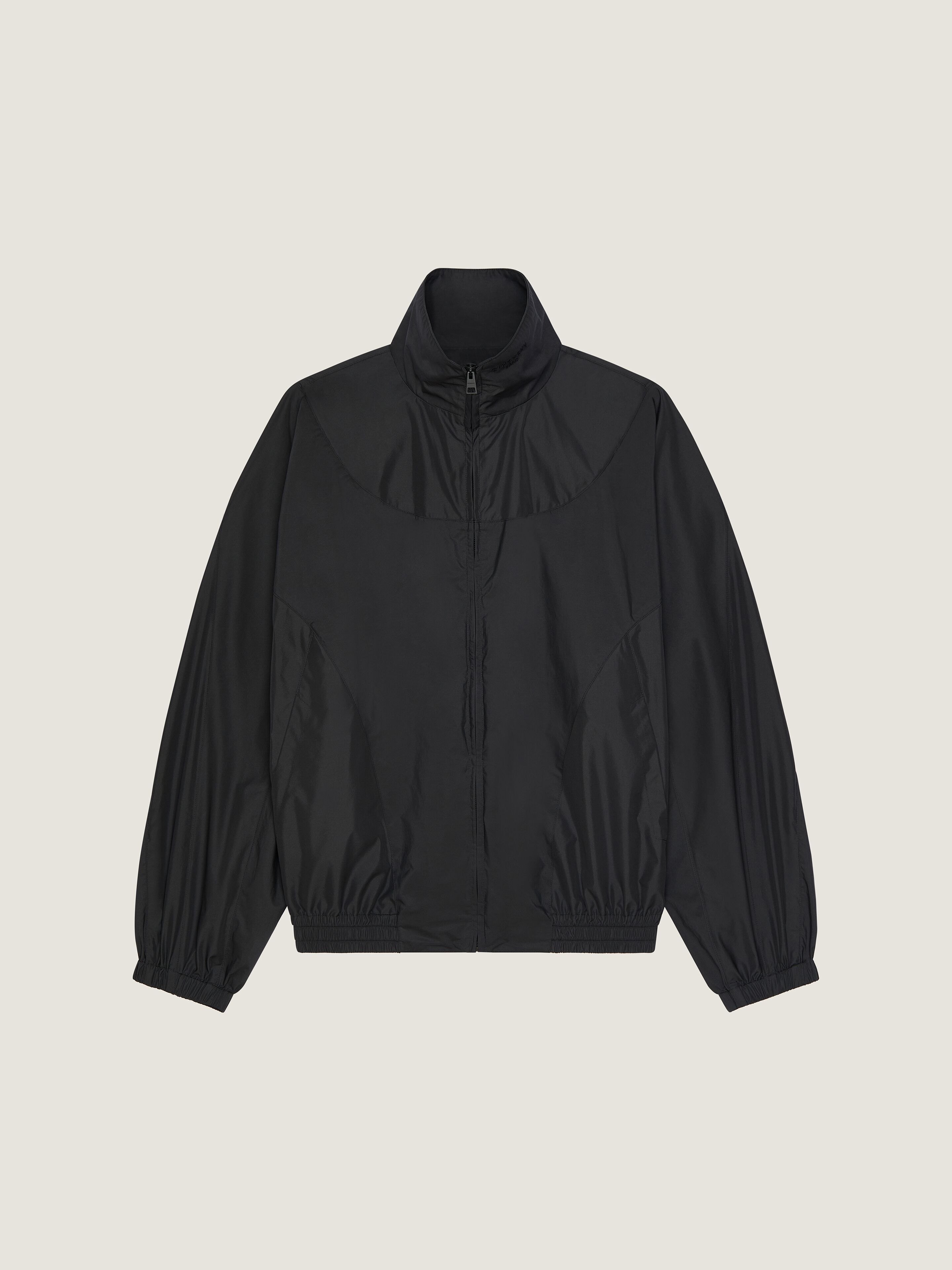 Couture Seam track top with cut-outs details in - black