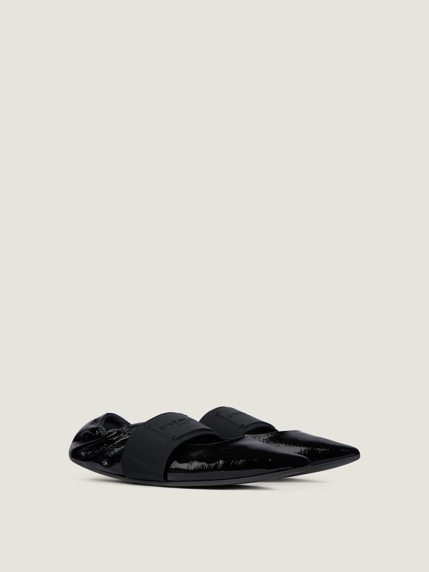 GIVENCHY クラッシュ ナプラックレザー バレリーナ