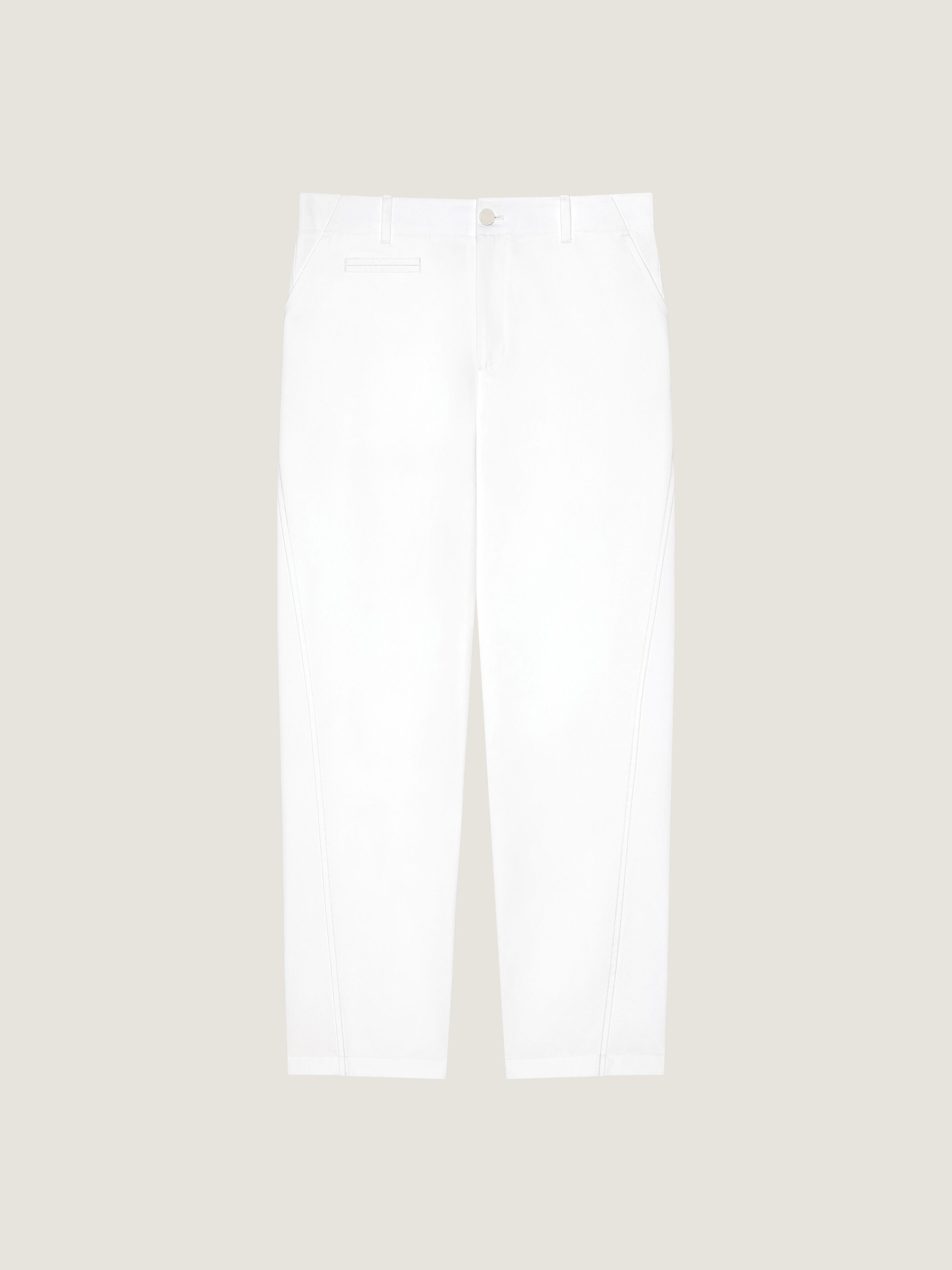 Couture Seam chino pants in cotton in - white - BM51NV15XZ-100