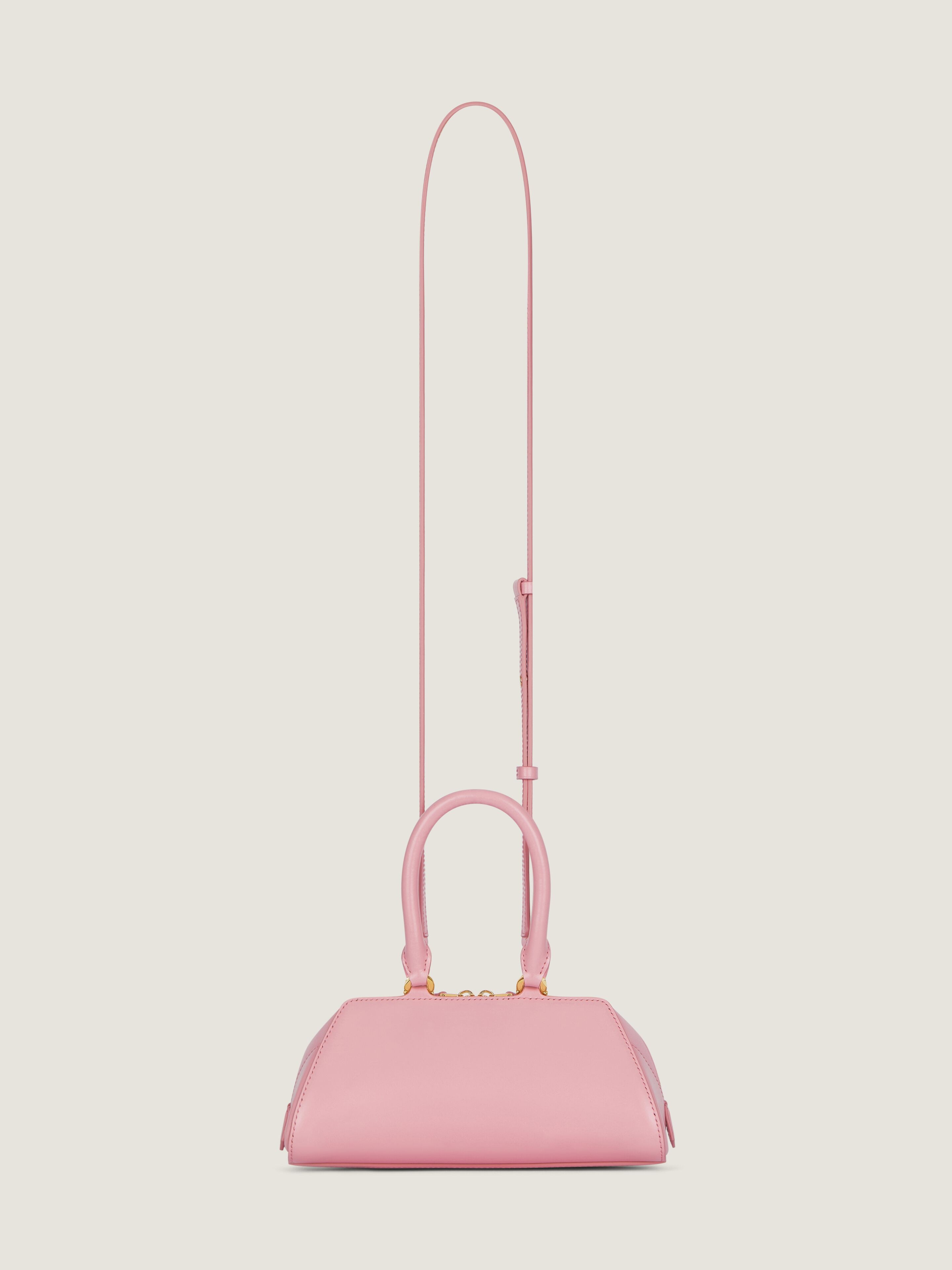 GIVENCHYレザーハンドバッグ(ペールピンク) Mini Antigona East-West bag in Box leather in - flamingo