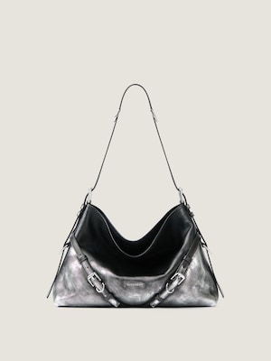 Sac Voyou medium en cuir laminé dégradé