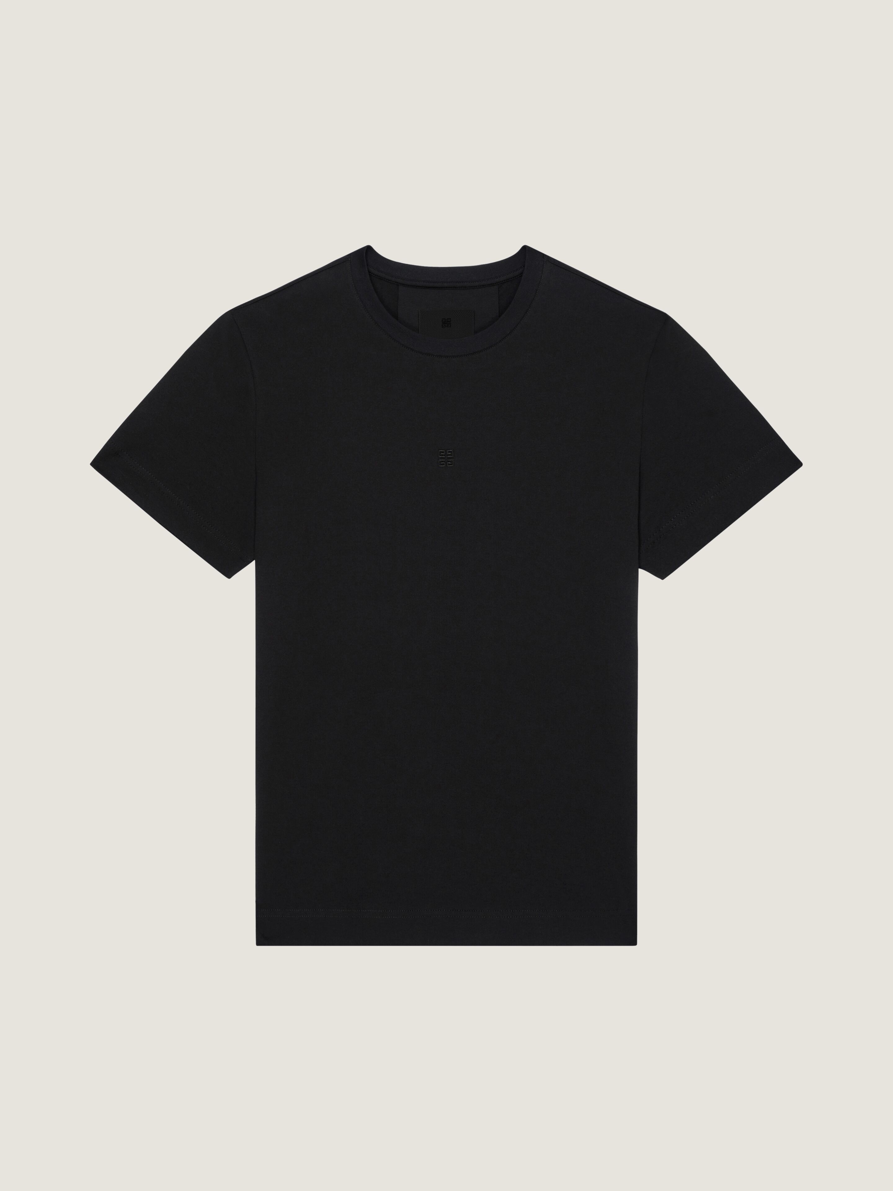 【人気ショップが最安値挑戦！】 fit Slim t-shirt black - in embroidery 4G with cotton in ジャケット・アウター