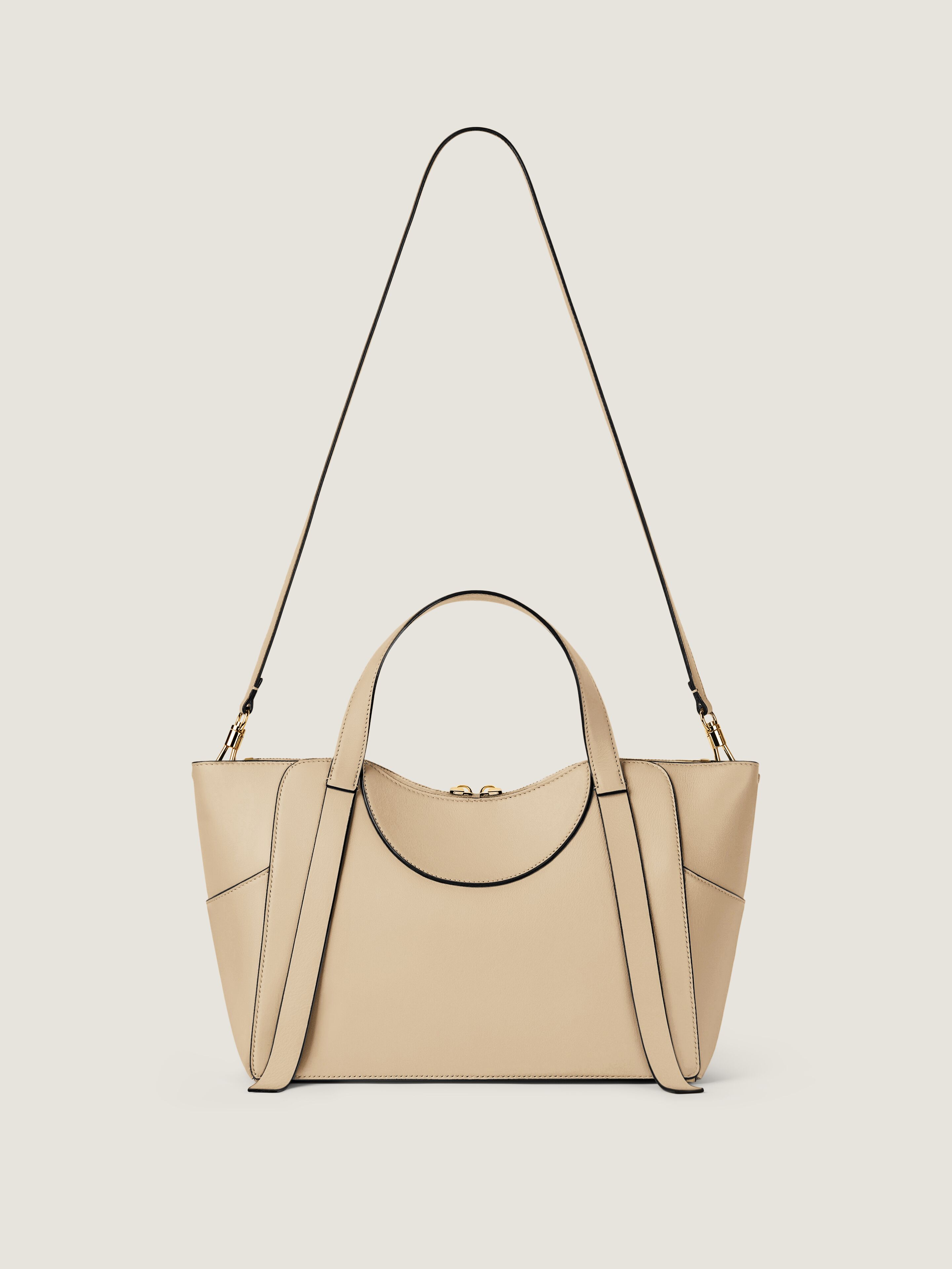 Medium The Snatch bag in grained leather in - dune - BB516SB2DK