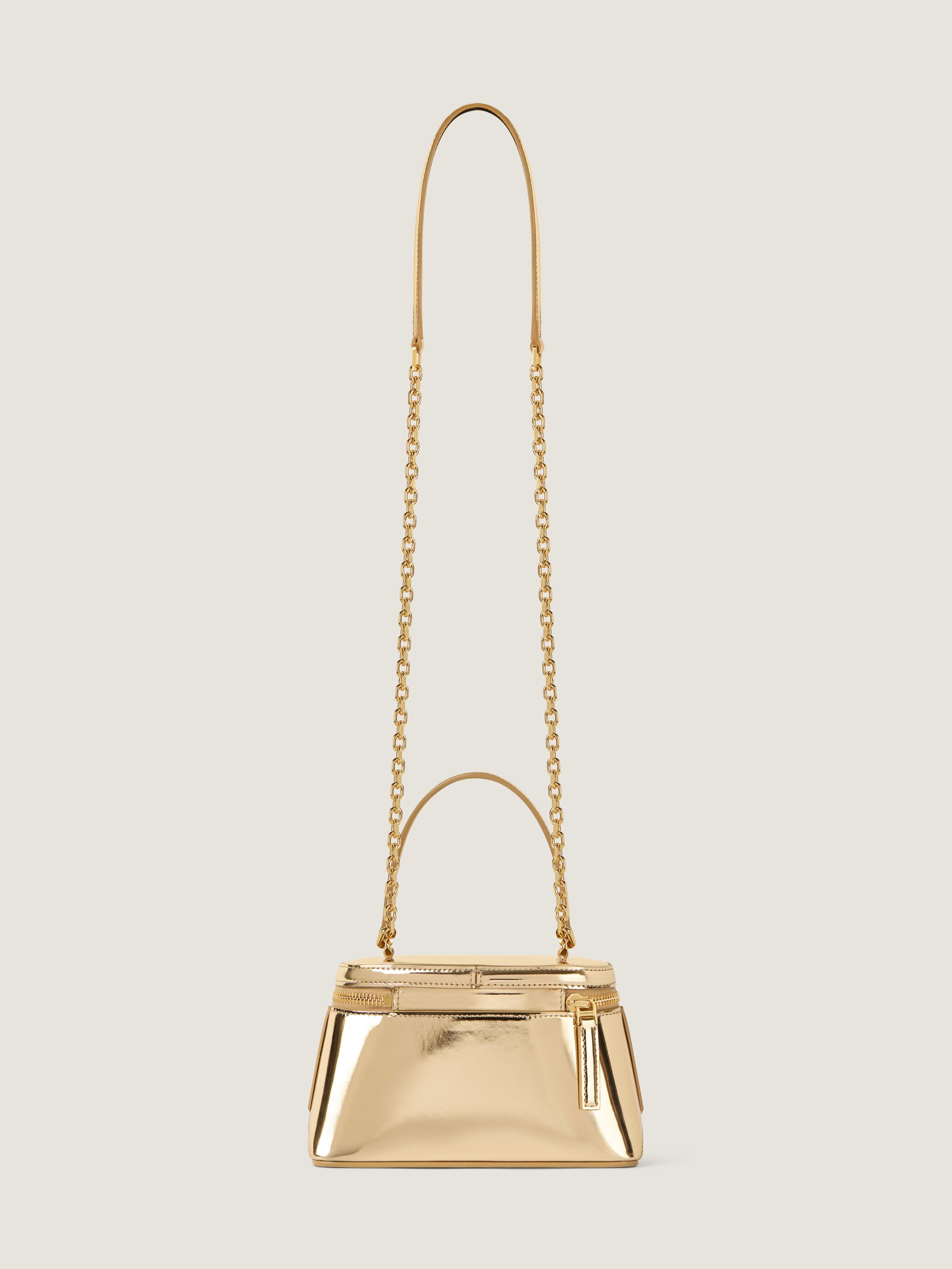 GIVENCHYジバンシー ゴールド パドロック パイソン 美品 保存袋付 Pinch metallic leather tote bag in gold - Givenchy | Mytheresa
