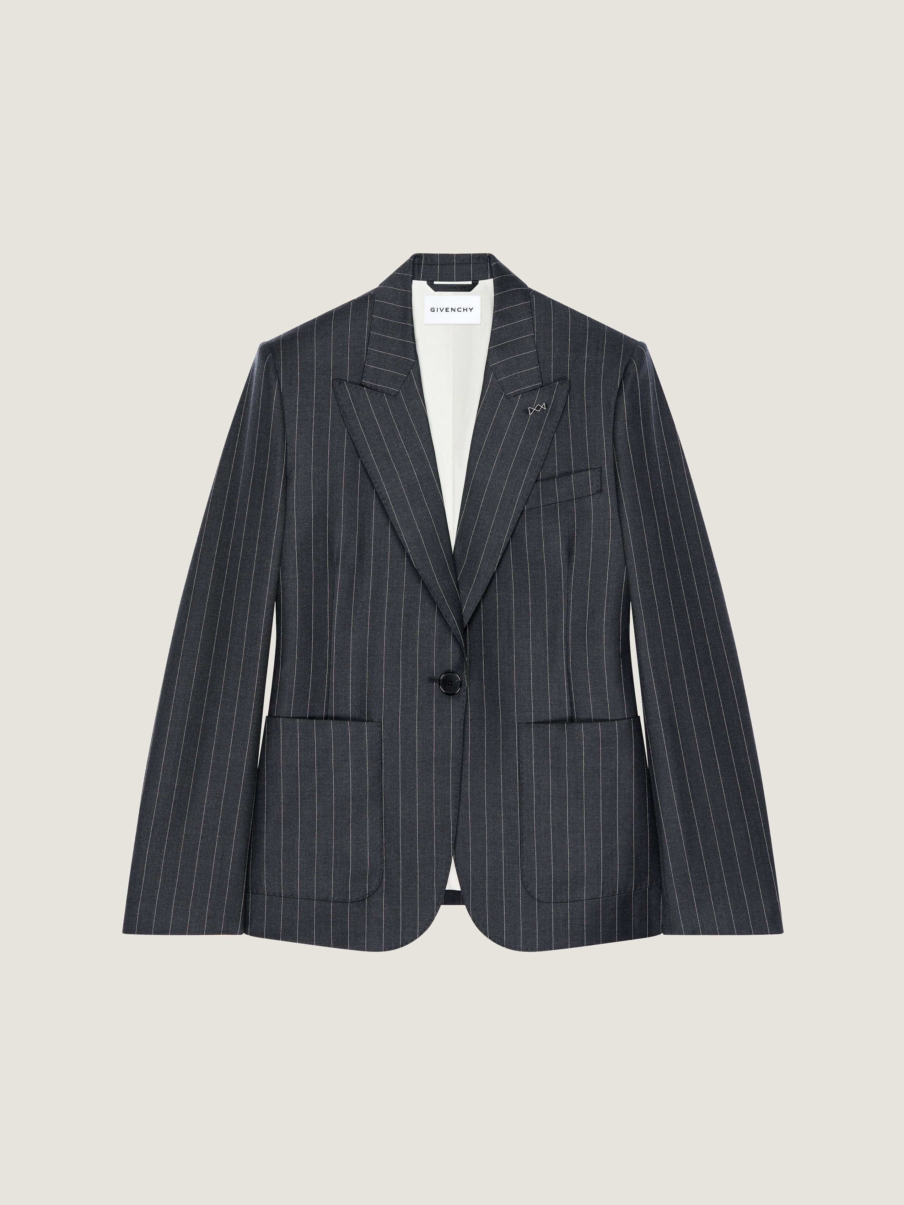 ウール シングルブレスト ストライプ ジャケット | Givenchy JP | Givenchy