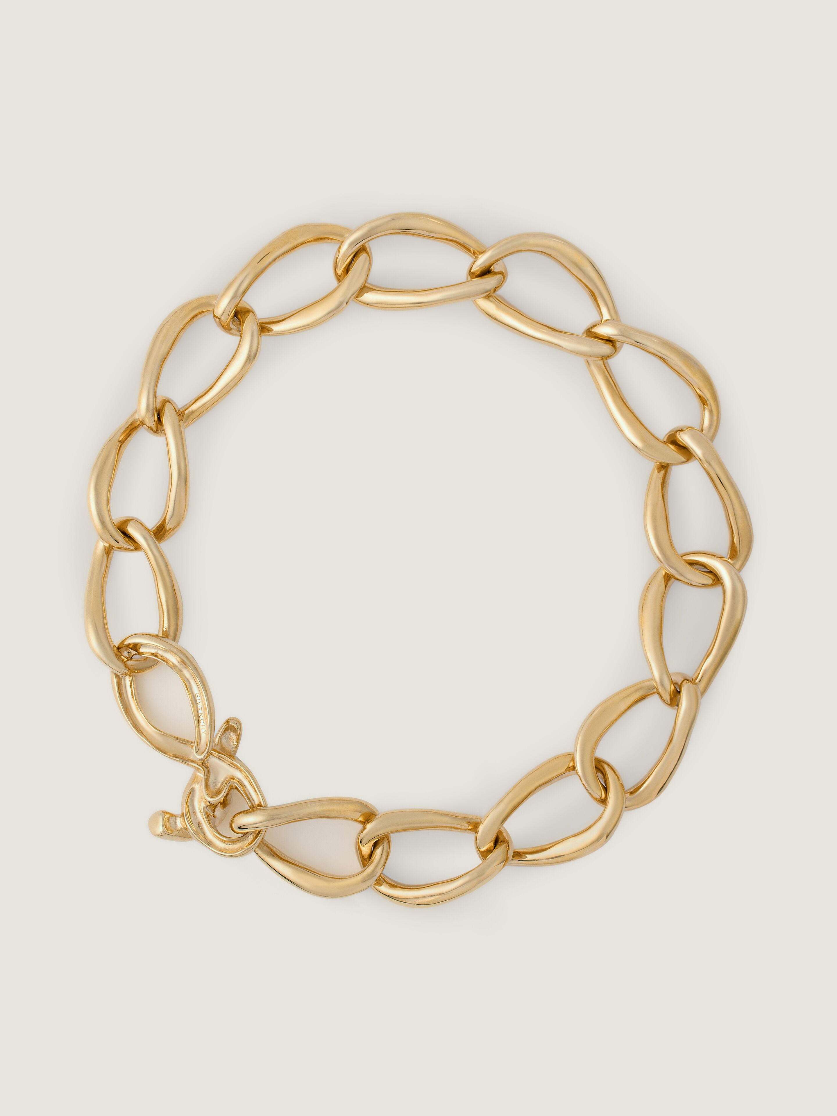 Chain Link necklace in metal in - golden yellow - BF00SLF003-710