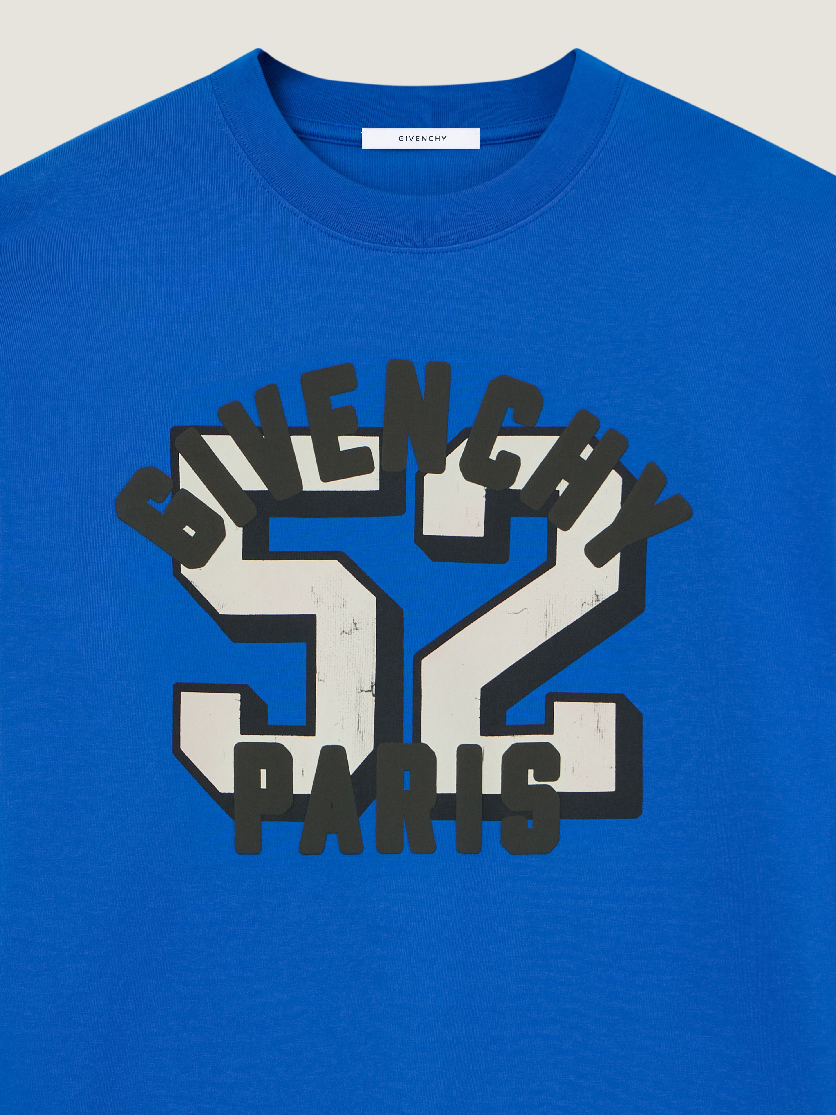 コットン GIVENCHY PARIS 52プリント ボクシーフィット Tシャツ