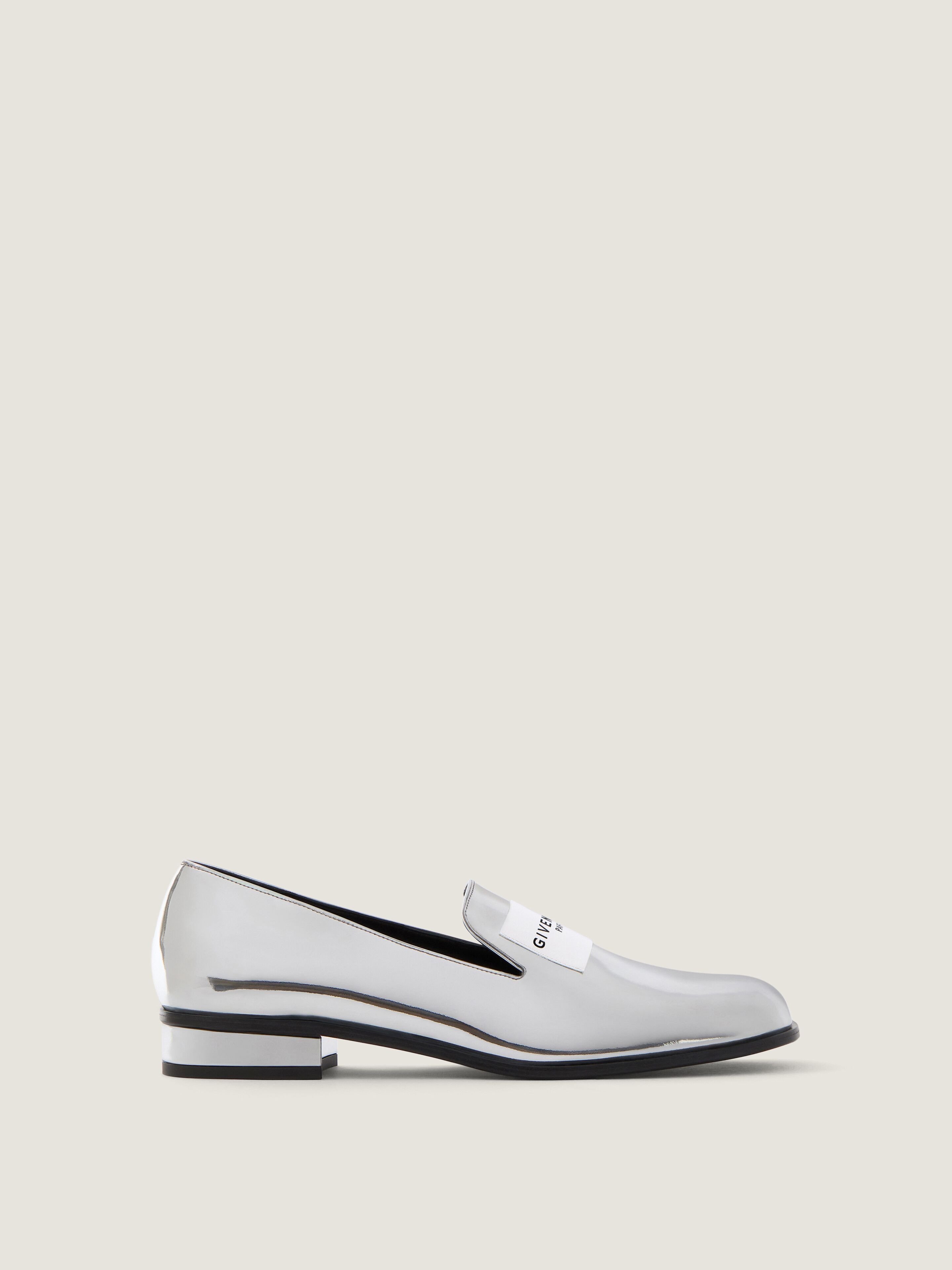 Givenchy Tux Loafers In Mirror Effect Leather