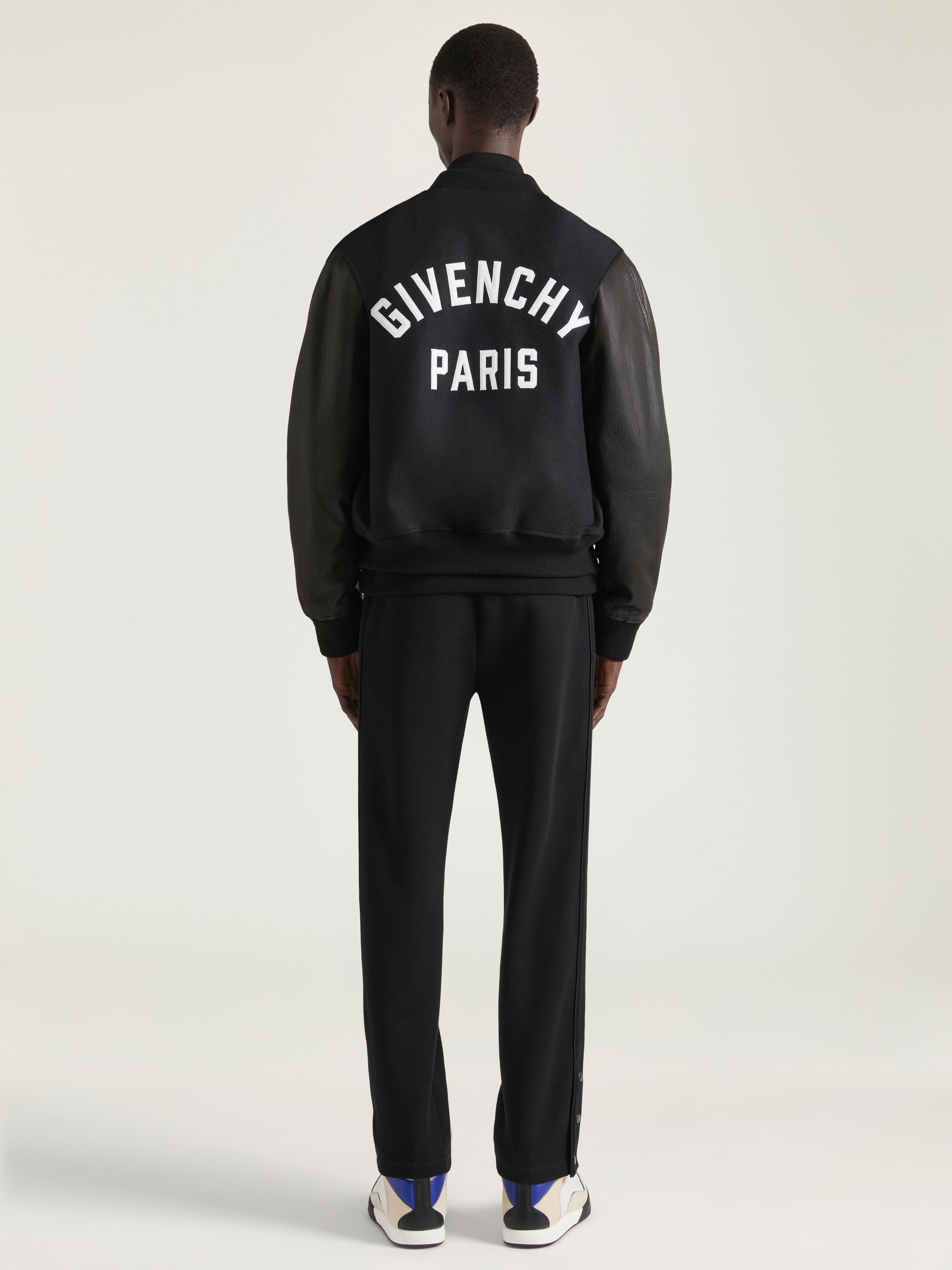 Givenchy PARISエンブロイダリー ミックスマテリアルブルゾン