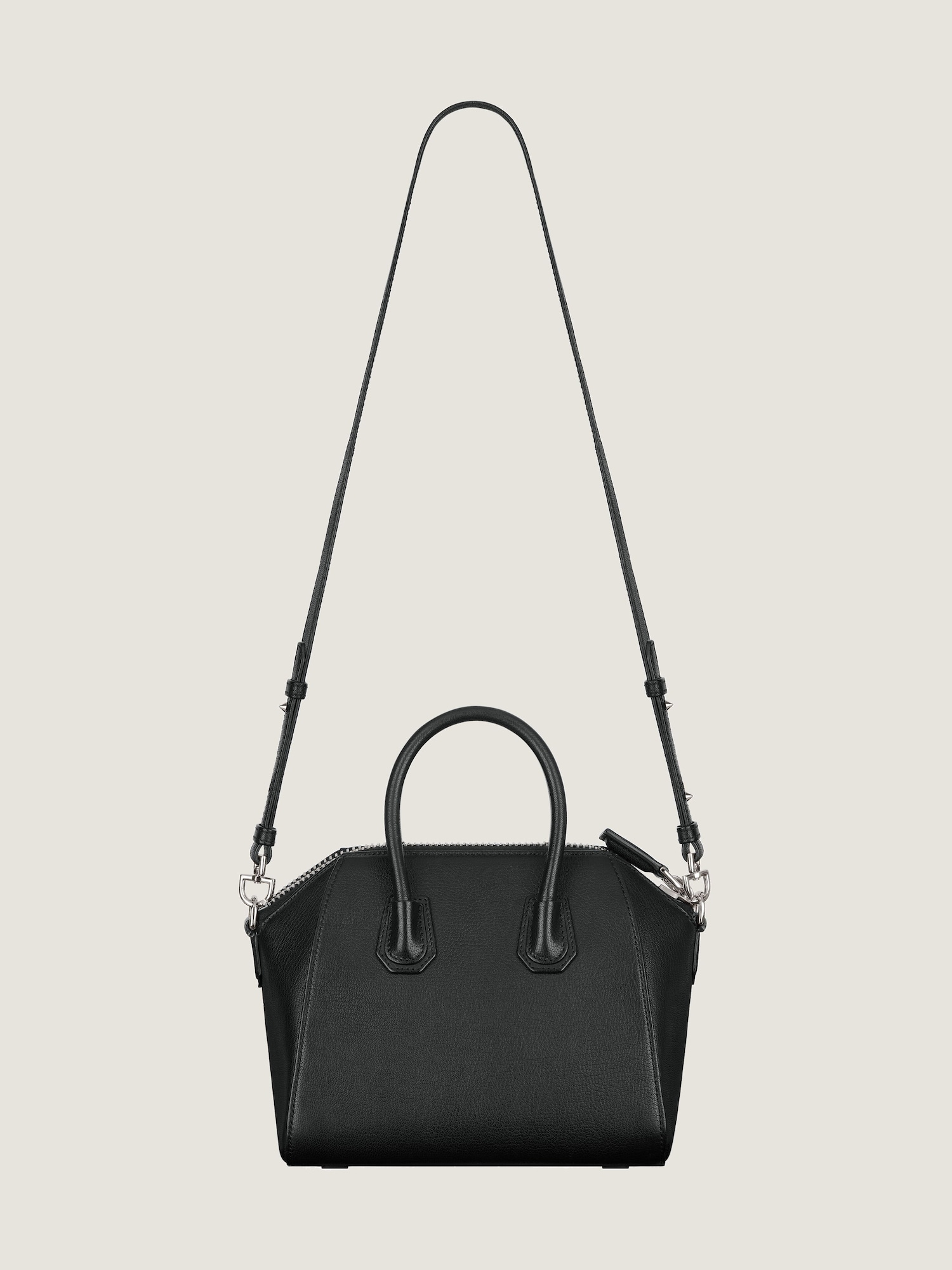 Givenchy Mini Antigona Bag in Box Leather with Studs Detail in Black