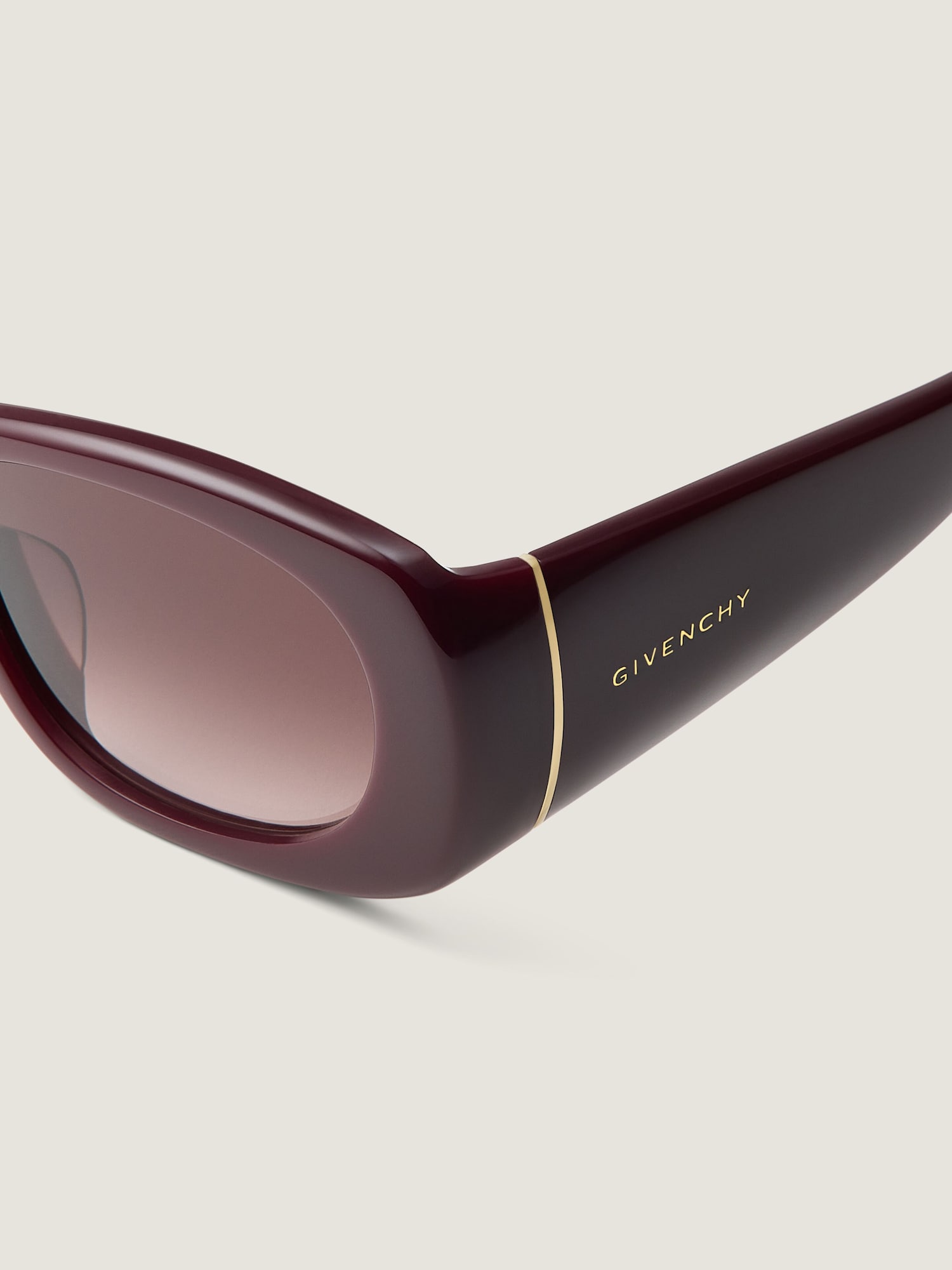 Givenchy Bold sunglasses in acetate in - burgundy  display picture 1