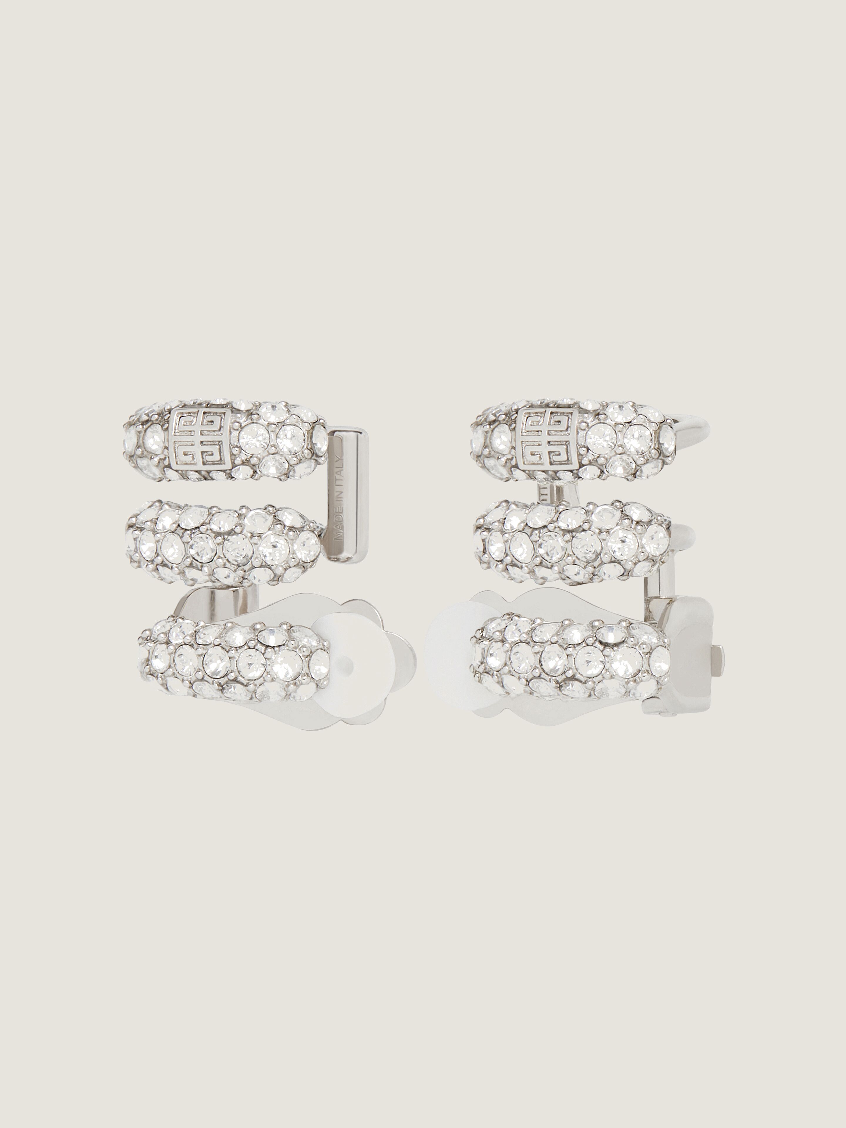 【GIVENCHY】LOCK SMALL BLACK CRYSTALS HOOP EARRING片耳用 Amazon.com: GNOCE 