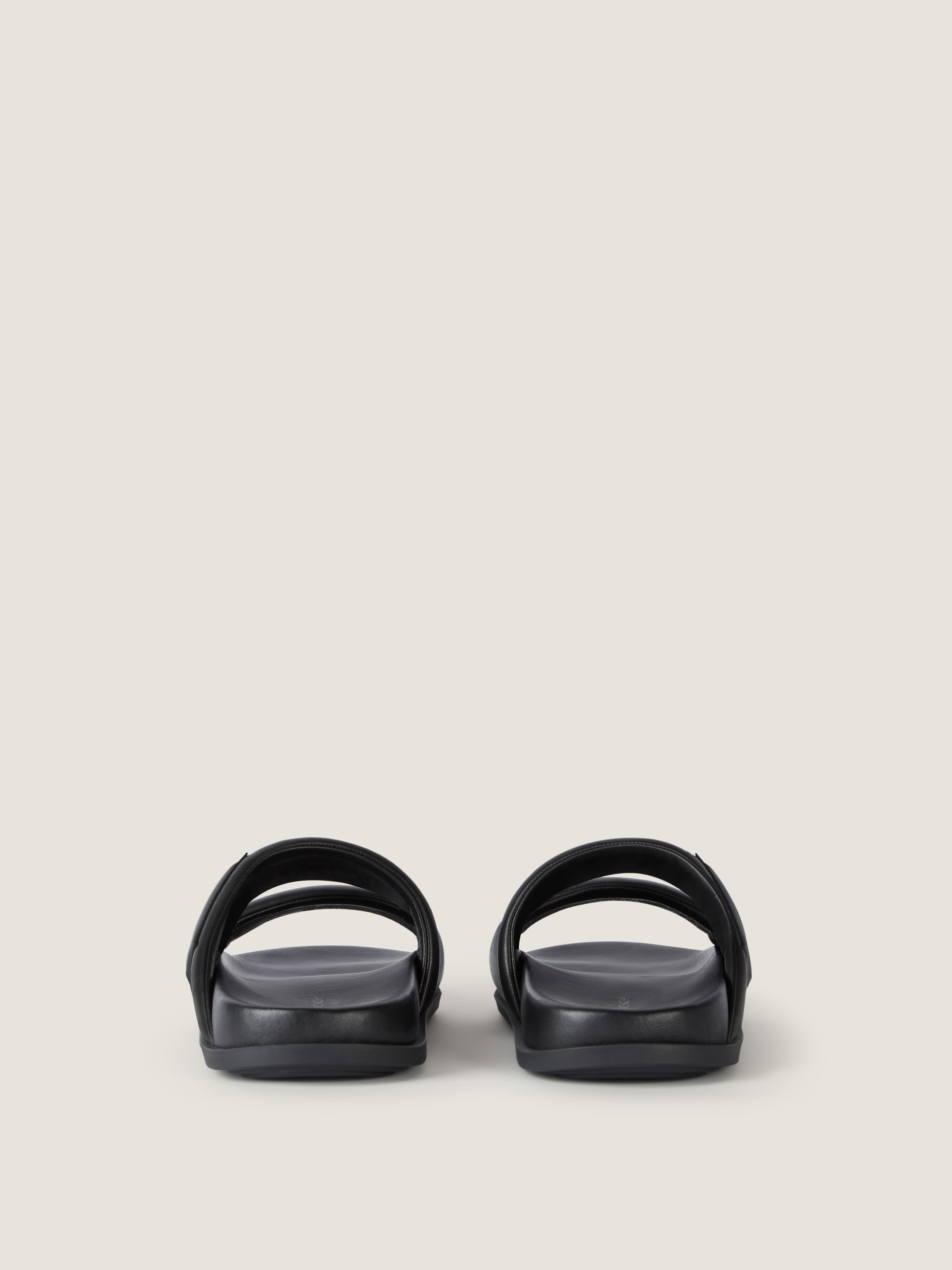Puffy sandals in nappa leather in - black - BH302PH1Y3-001