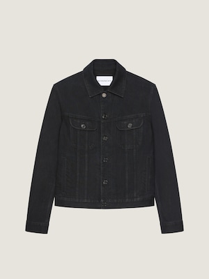 Blouson en denim noir